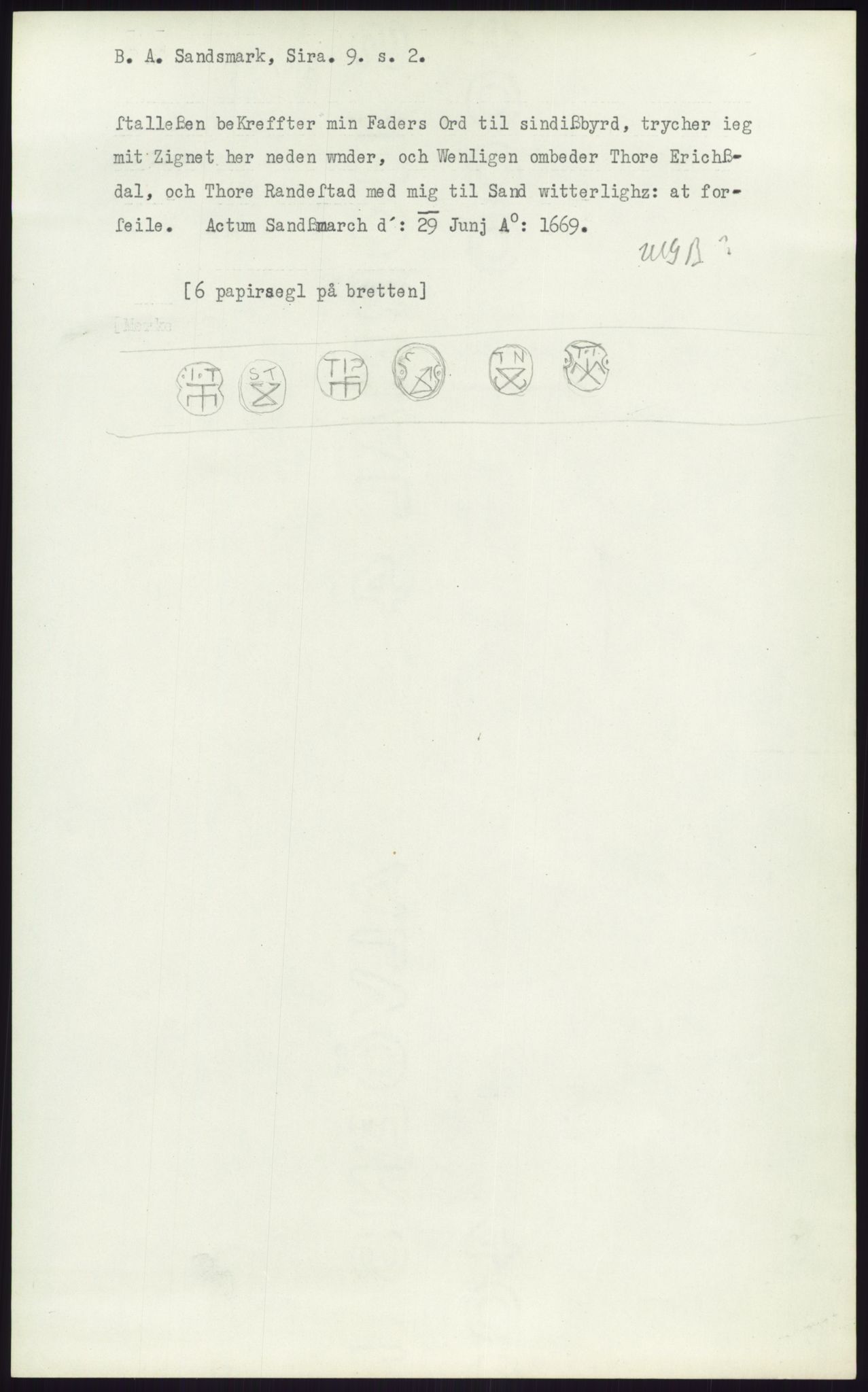 Samlinger til kildeutgivelse, Diplomavskriftsamlingen, AV/RA-EA-4053/H/Ha, p. 2730