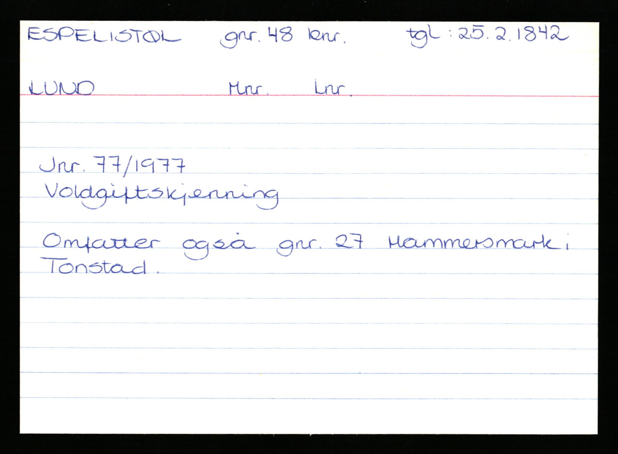 Statsarkivet i Stavanger, AV/SAST-A-101971/03/Y/Yk/L0009: Registerkort sortert etter gårdsnavn: Ersdal - Fikstveit, 1750-1930, p. 190