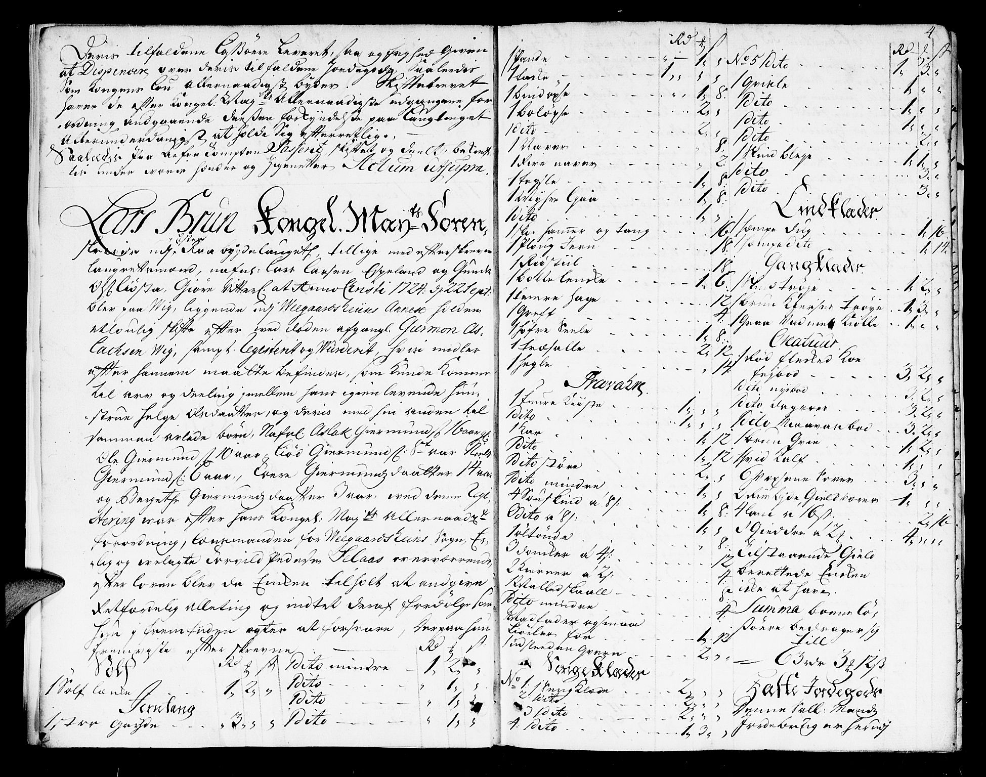Østre Råbyggelag sorenskriveri, AV/SAK-1221-0016/H/Hc/L0007: Skifteprotokoll nr 7 med register, 1724-1728, p. 3b-4a