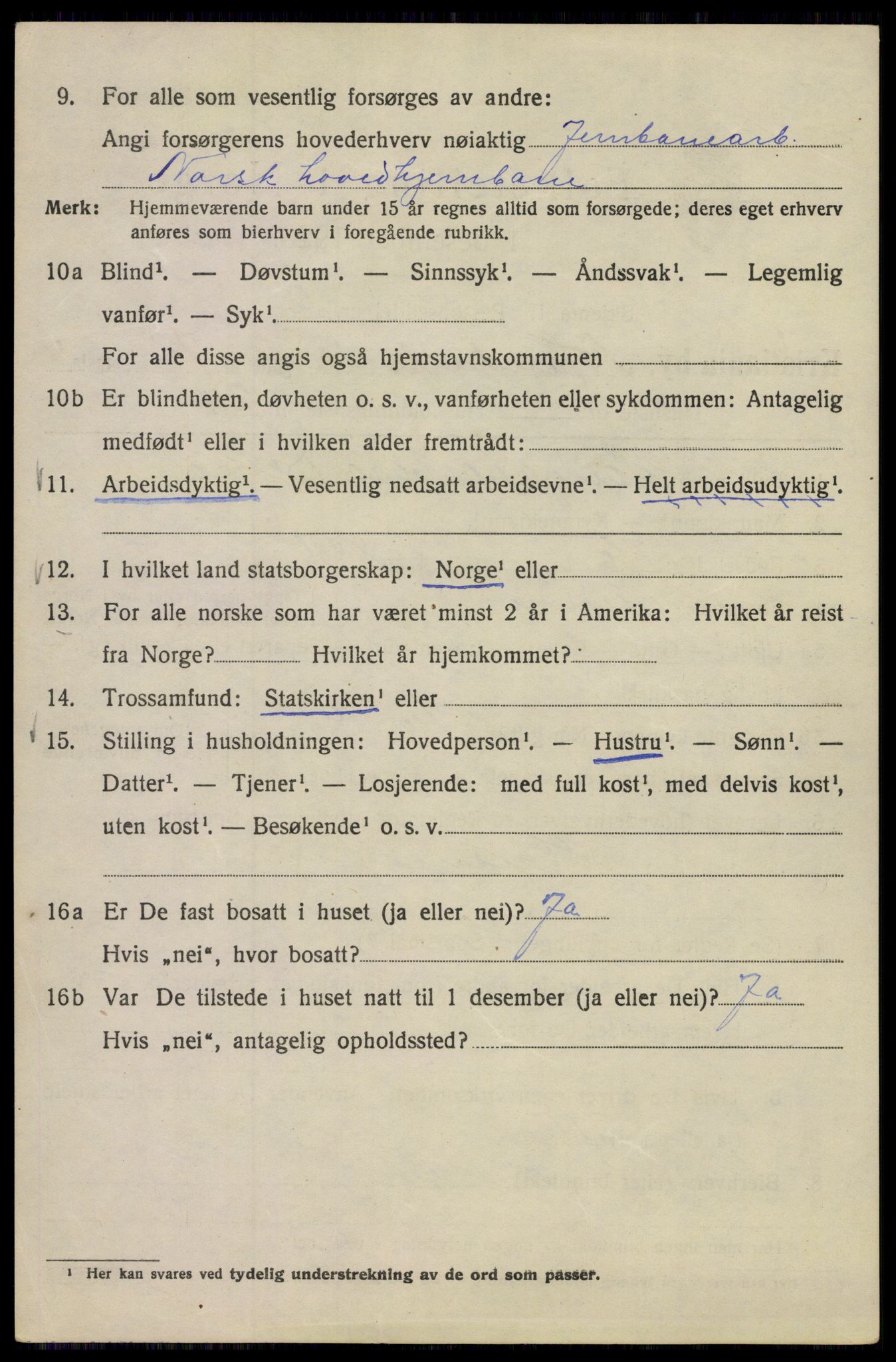 SAO, 1920 census for Kristiania, 1920, p. 374976