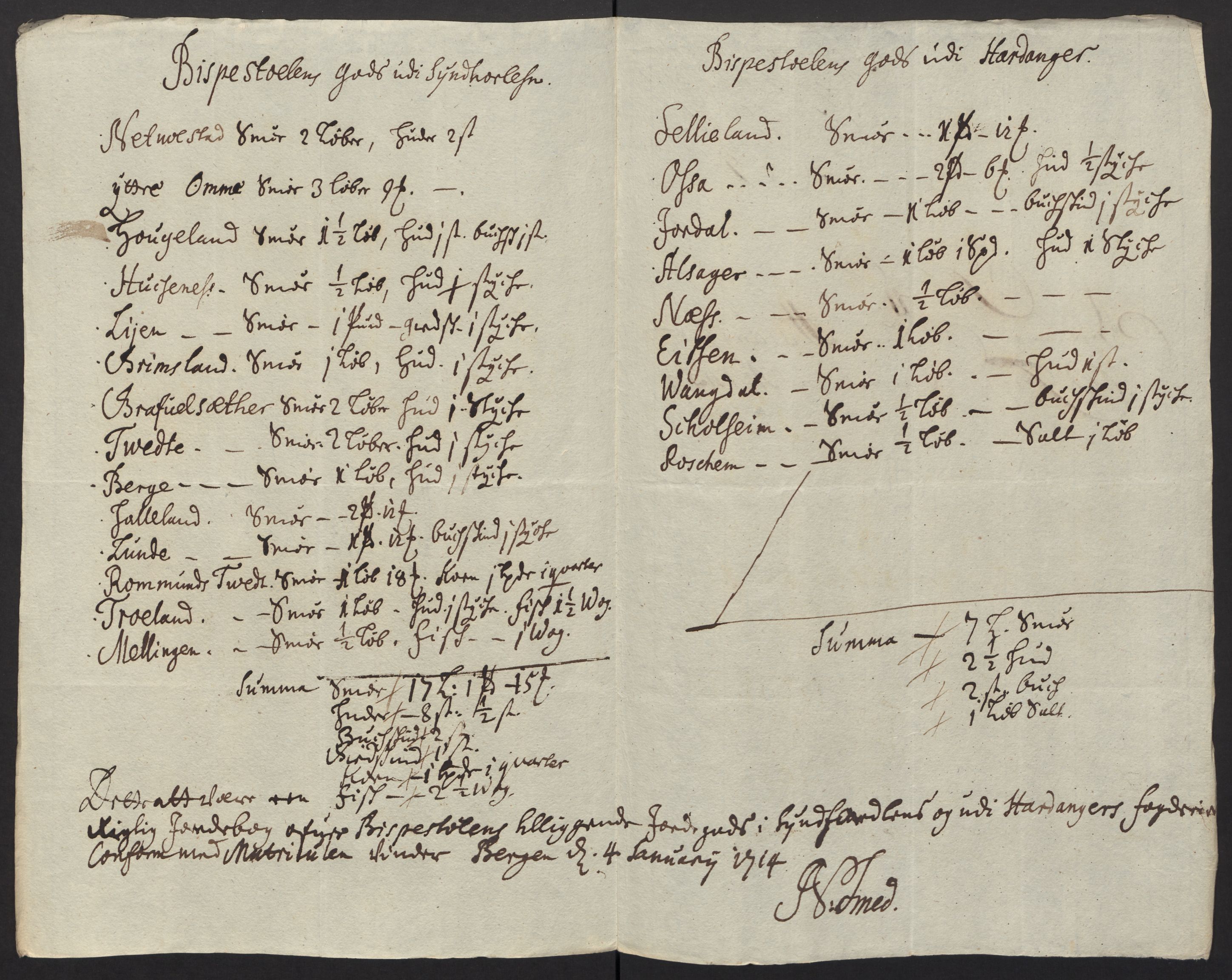 Rentekammeret inntil 1814, Reviderte regnskaper, Fogderegnskap, AV/RA-EA-4092/R48/L2989: Fogderegnskap Sunnhordland og Hardanger, 1713, p. 172