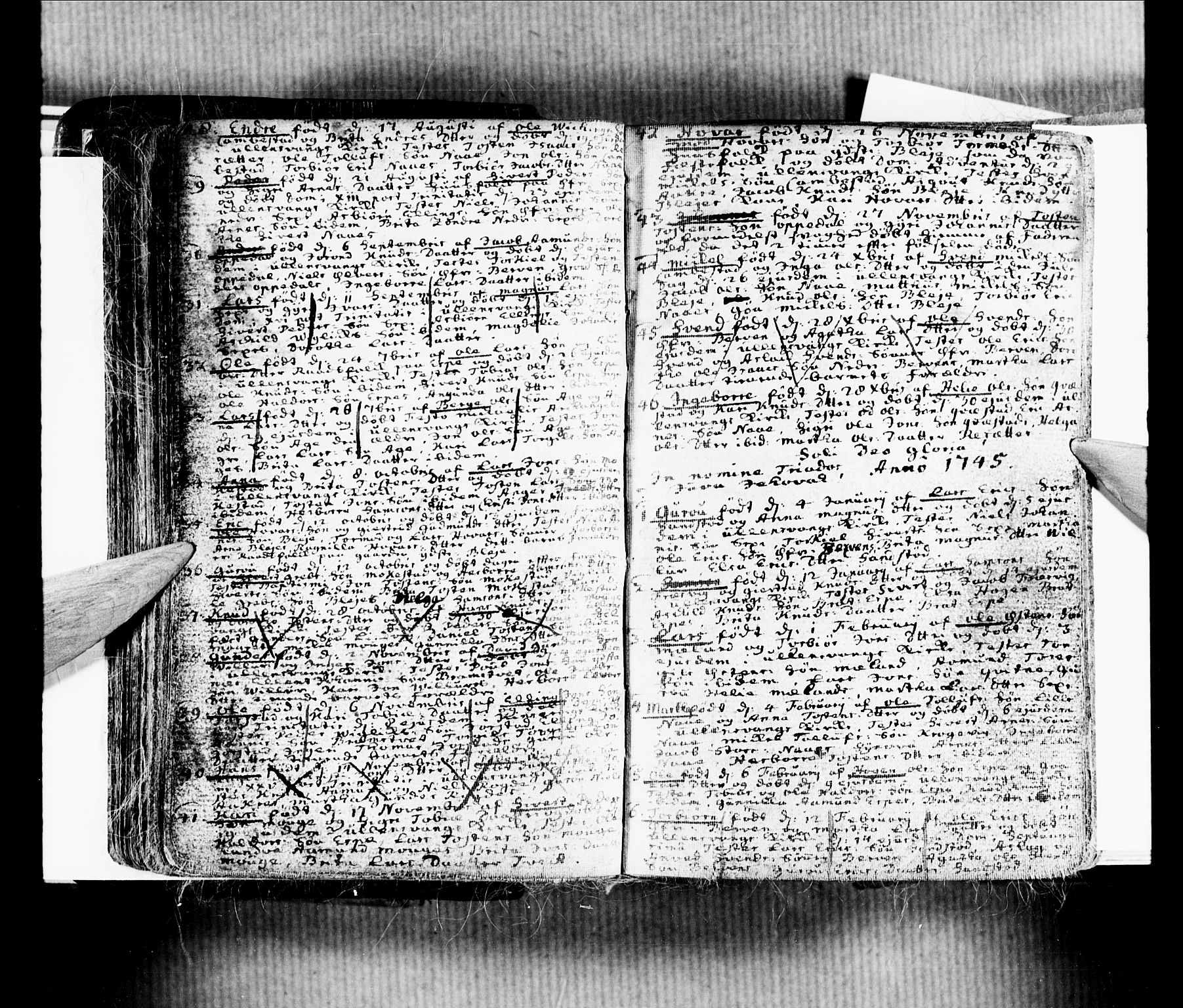 Ullensvang sokneprestembete, AV/SAB-A-78701/H/Haa: Parish register (official) no. A 4 /1, 1732-1758