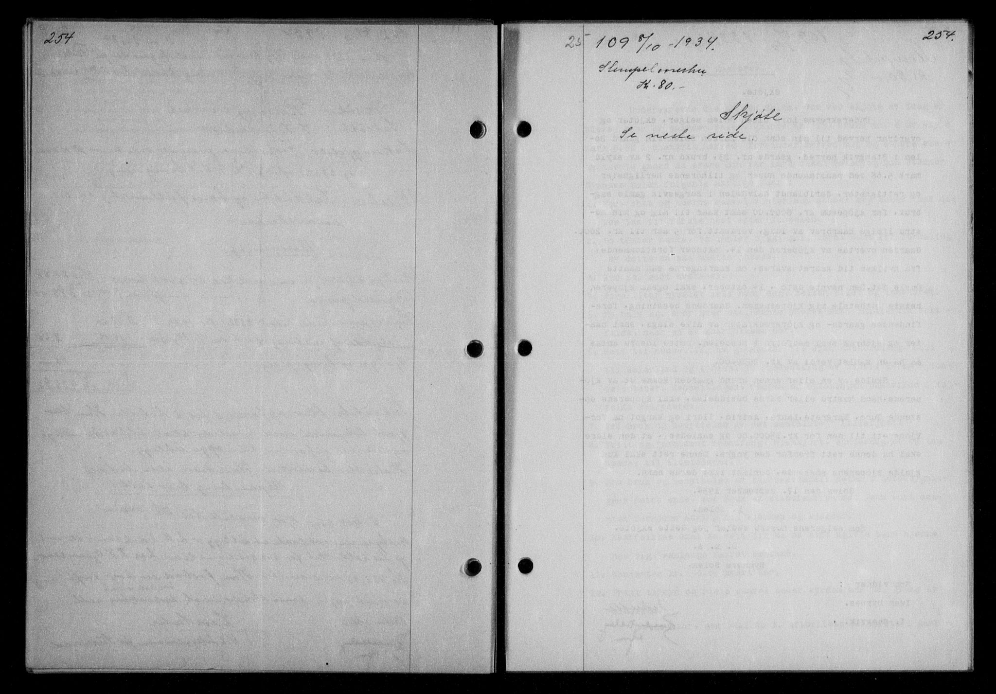 Nordmøre sorenskriveri, AV/SAT-A-4132/1/2/2Ca/L0082: Mortgage book no. 72, 1934-1934, Deed date: 08.10.1934