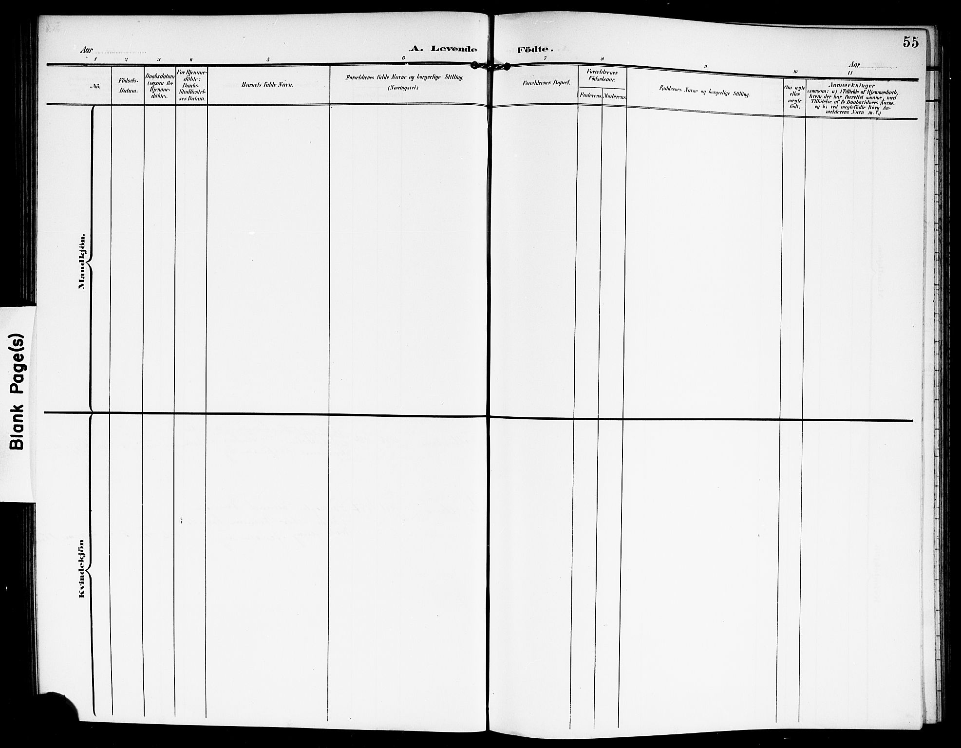 Vestby prestekontor Kirkebøker, AV/SAO-A-10893/G/Ga/L0002: Parish register (copy) no. I 2, 1903-1916, p. 55