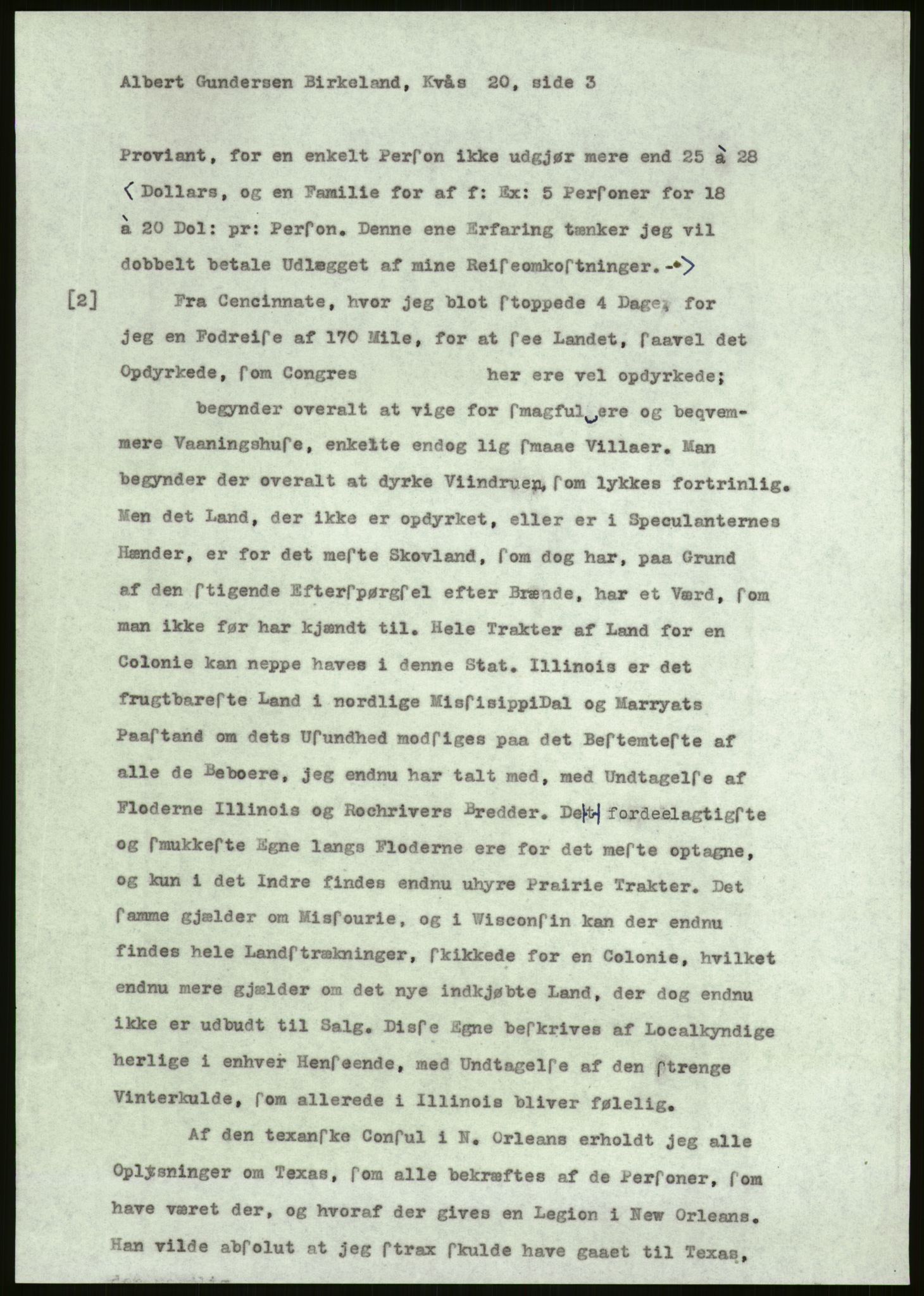 Samlinger til kildeutgivelse, Amerikabrevene, AV/RA-EA-4057/F/L0028: Innlån fra Vest-Agder , 1838-1914, p. 17