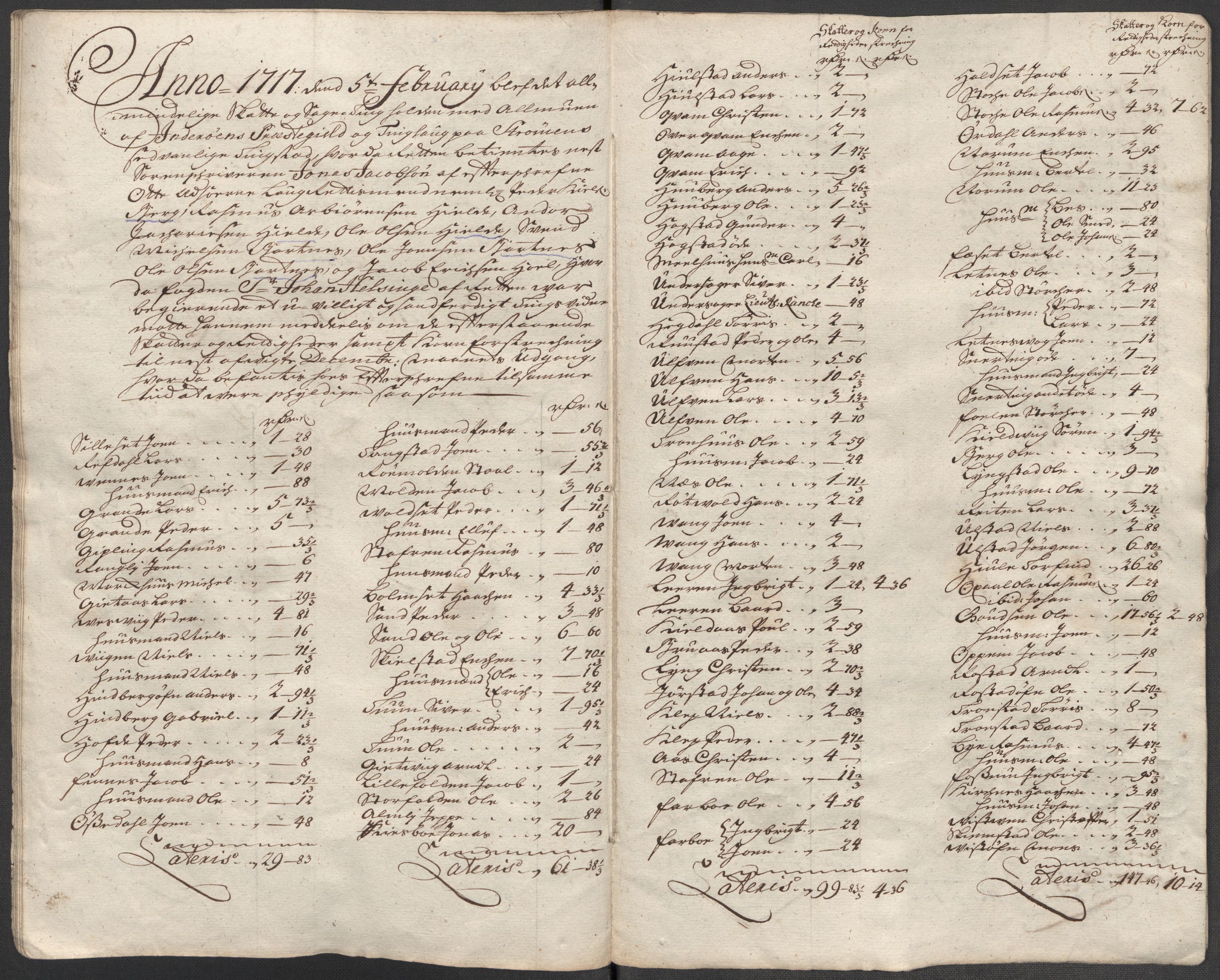 Rentekammeret inntil 1814, Reviderte regnskaper, Fogderegnskap, RA/EA-4092/R63/L4324: Fogderegnskap Inderøy, 1716, p. 317