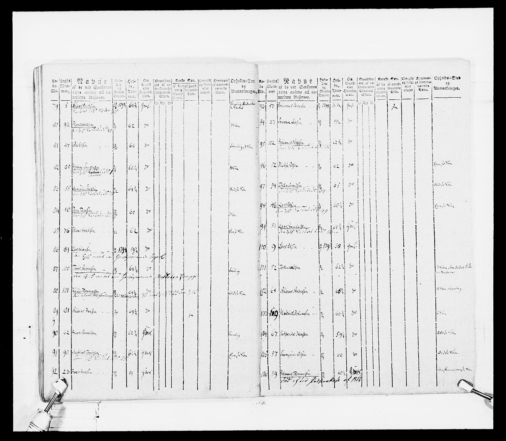 Generalitets- og kommissariatskollegiet, Det kongelige norske kommissariatskollegium, RA/EA-5420/E/Eh/L0099: Bergenhusiske nasjonale infanteriregiment, 1812, p. 323