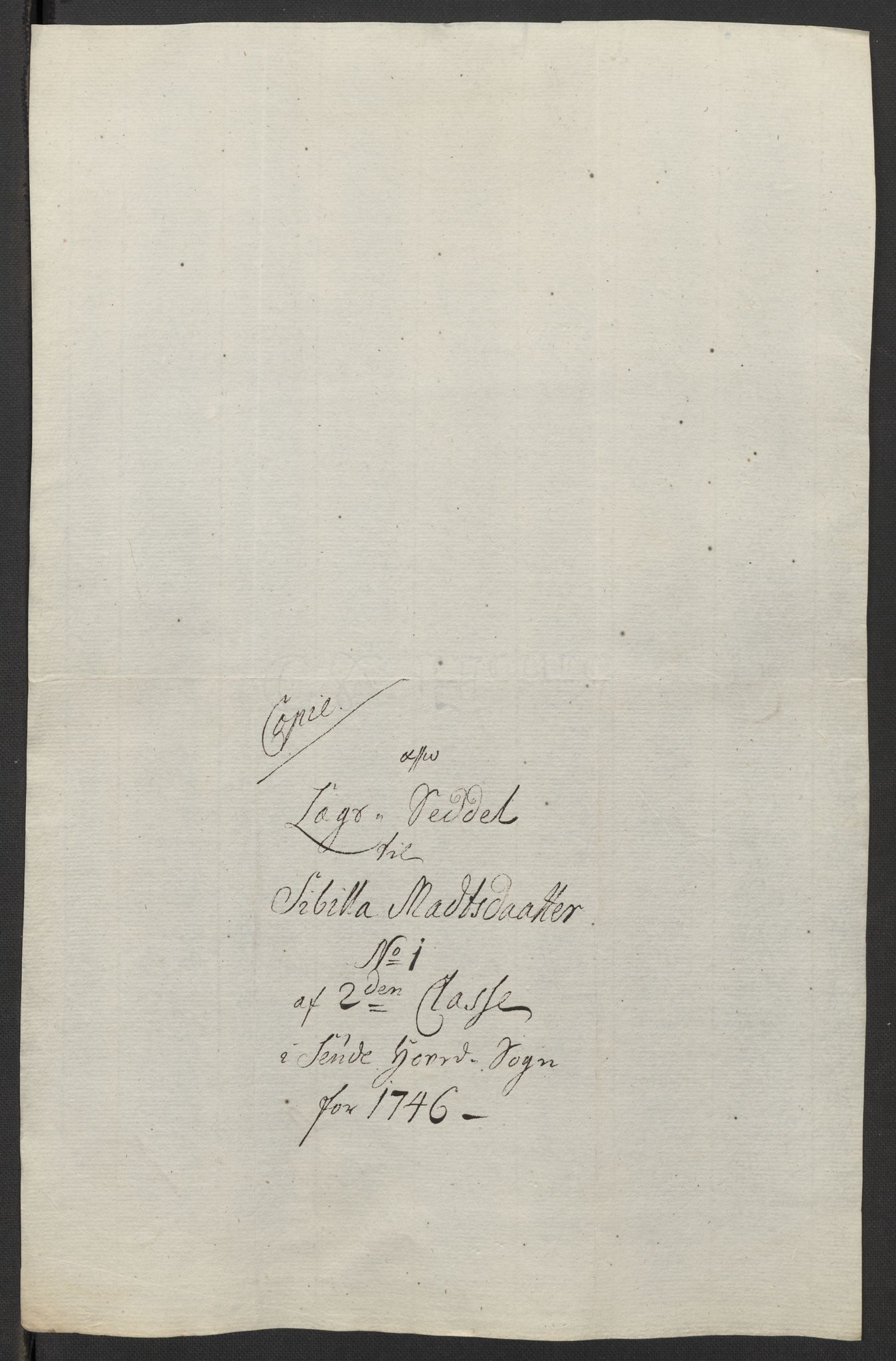 Kristiania tukthus, SAO/A-10644/A/Ad/Adb/L0011: Innkomne skriv, rapporter og regnskap, 1742-1783, p. 405