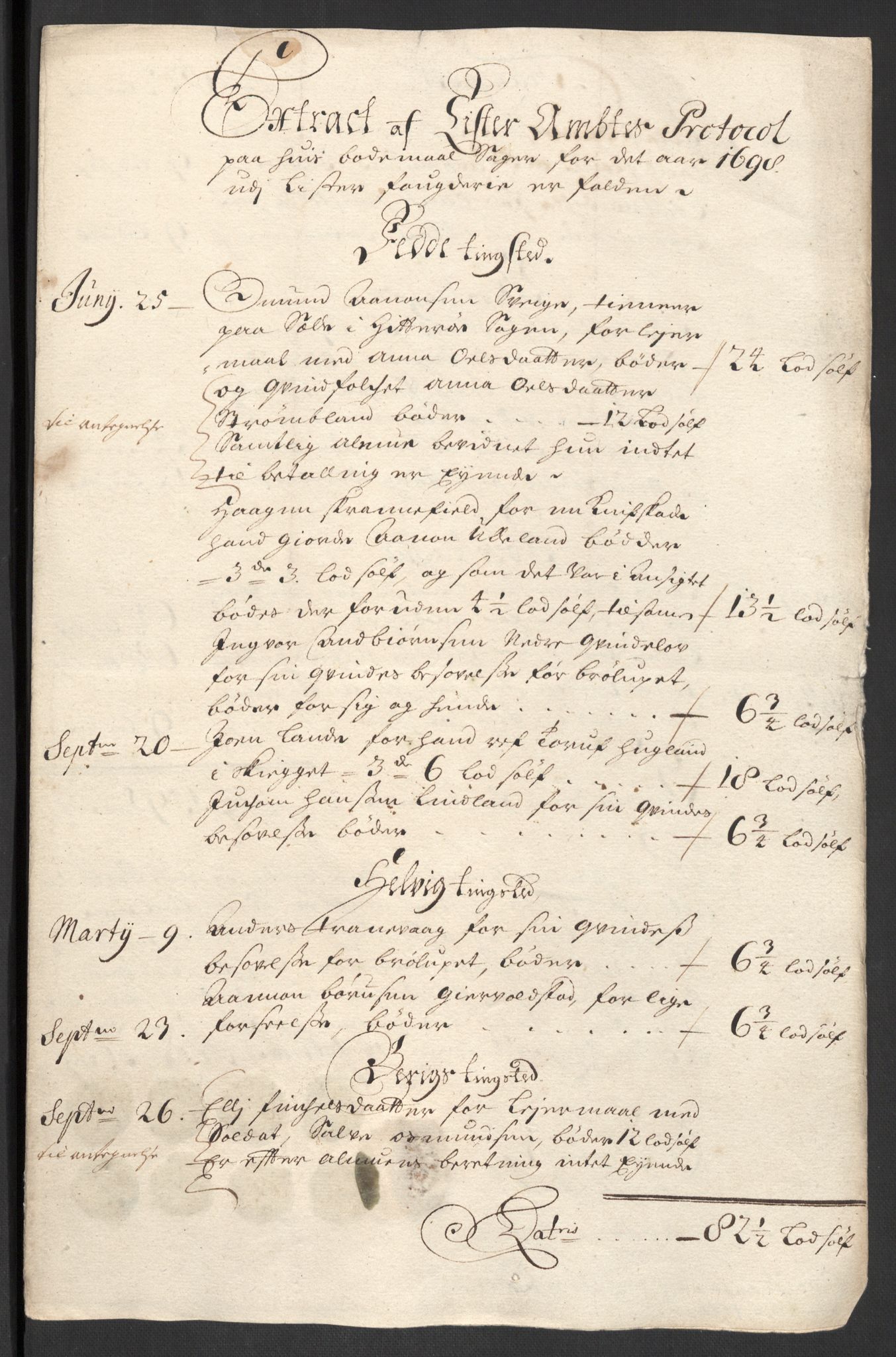 Rentekammeret inntil 1814, Reviderte regnskaper, Fogderegnskap, RA/EA-4092/R43/L2547: Fogderegnskap Lista og Mandal, 1698-1699, p. 27