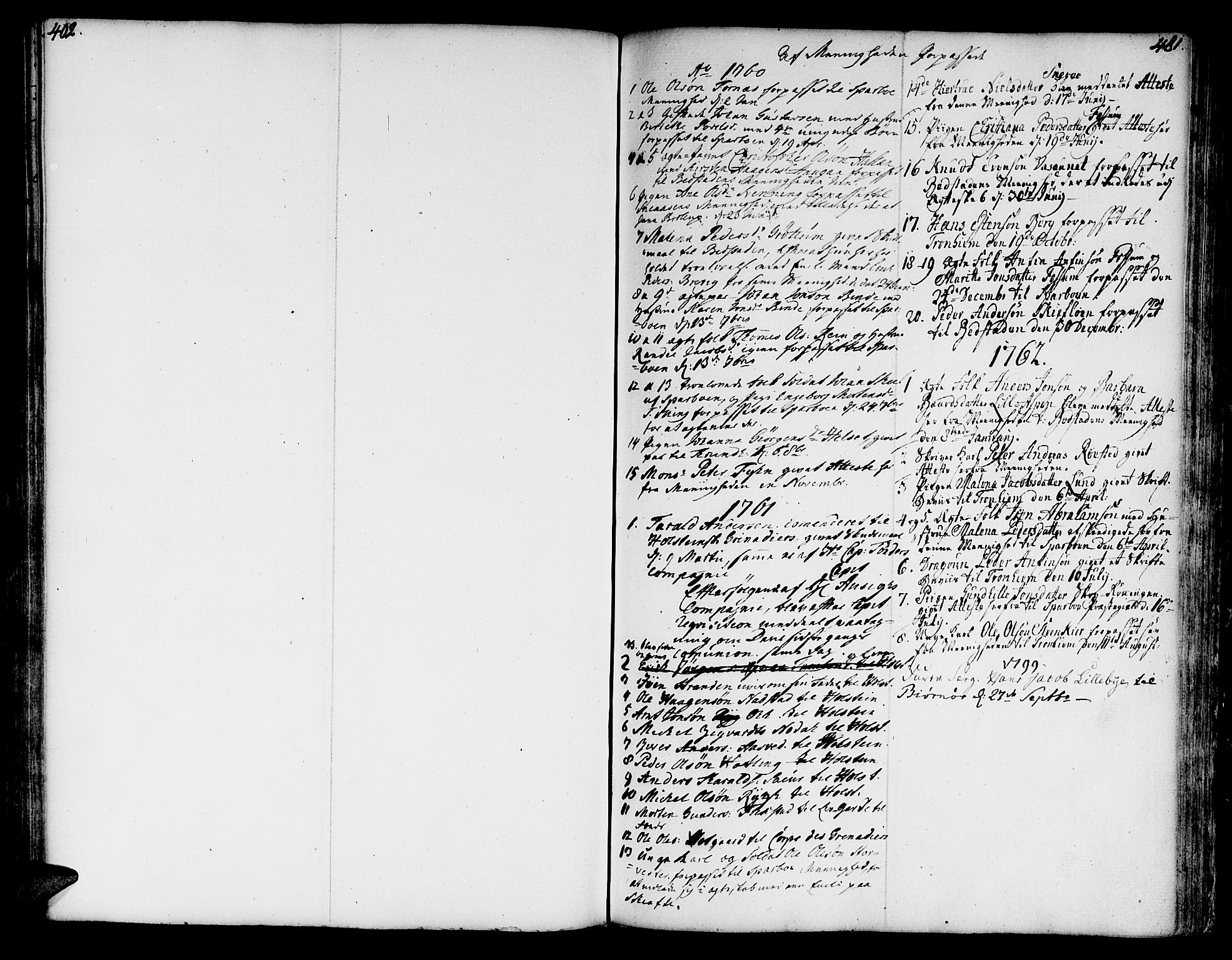 Ministerialprotokoller, klokkerbøker og fødselsregistre - Nord-Trøndelag, SAT/A-1458/746/L0440: Parish register (official) no. 746A02, 1760-1815, p. 402-481