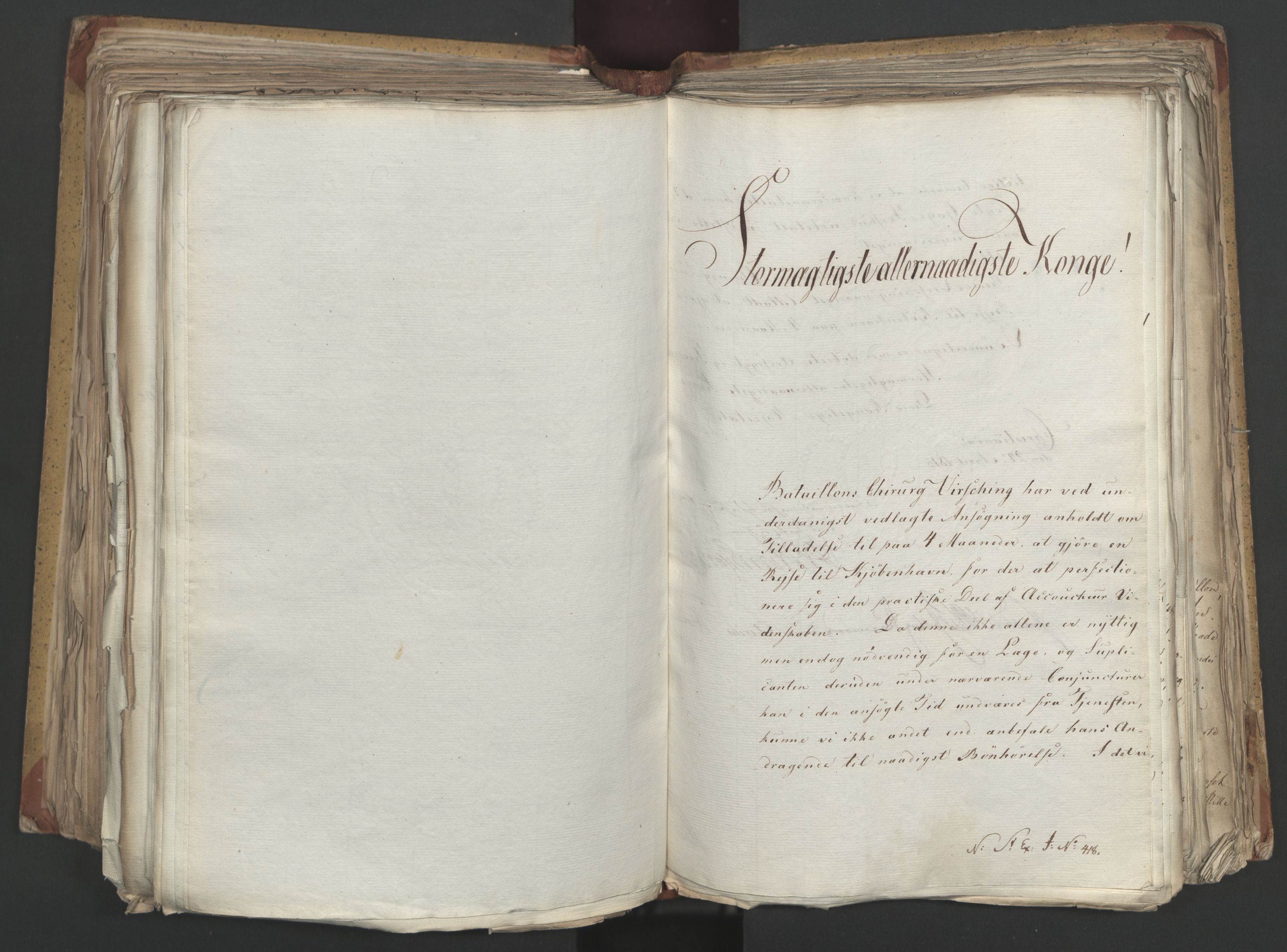 Statsrådsavdelingen i Stockholm, RA/S-1003/D/Da/L0002: Regjeringsinnstillinger nr. 263-518, 1815, p. 345