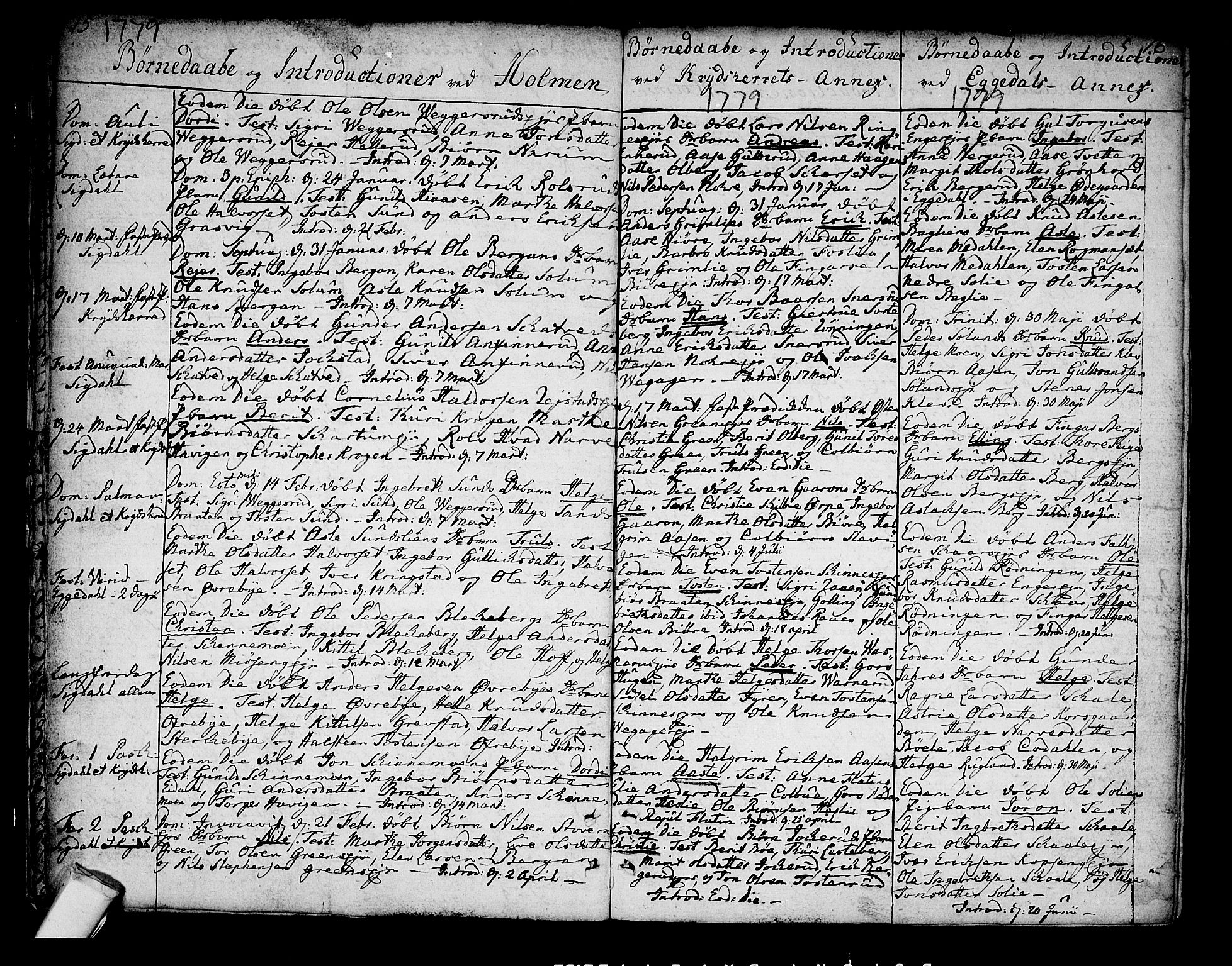 Sigdal kirkebøker, AV/SAKO-A-245/F/Fa/L0002: Parish register (official) no. I 2, 1778-1792, p. 15-16