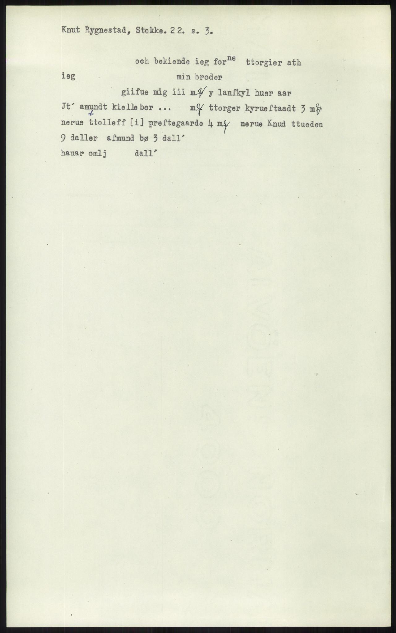 Samlinger til kildeutgivelse, Diplomavskriftsamlingen, AV/RA-EA-4053/H/Ha, p. 1542