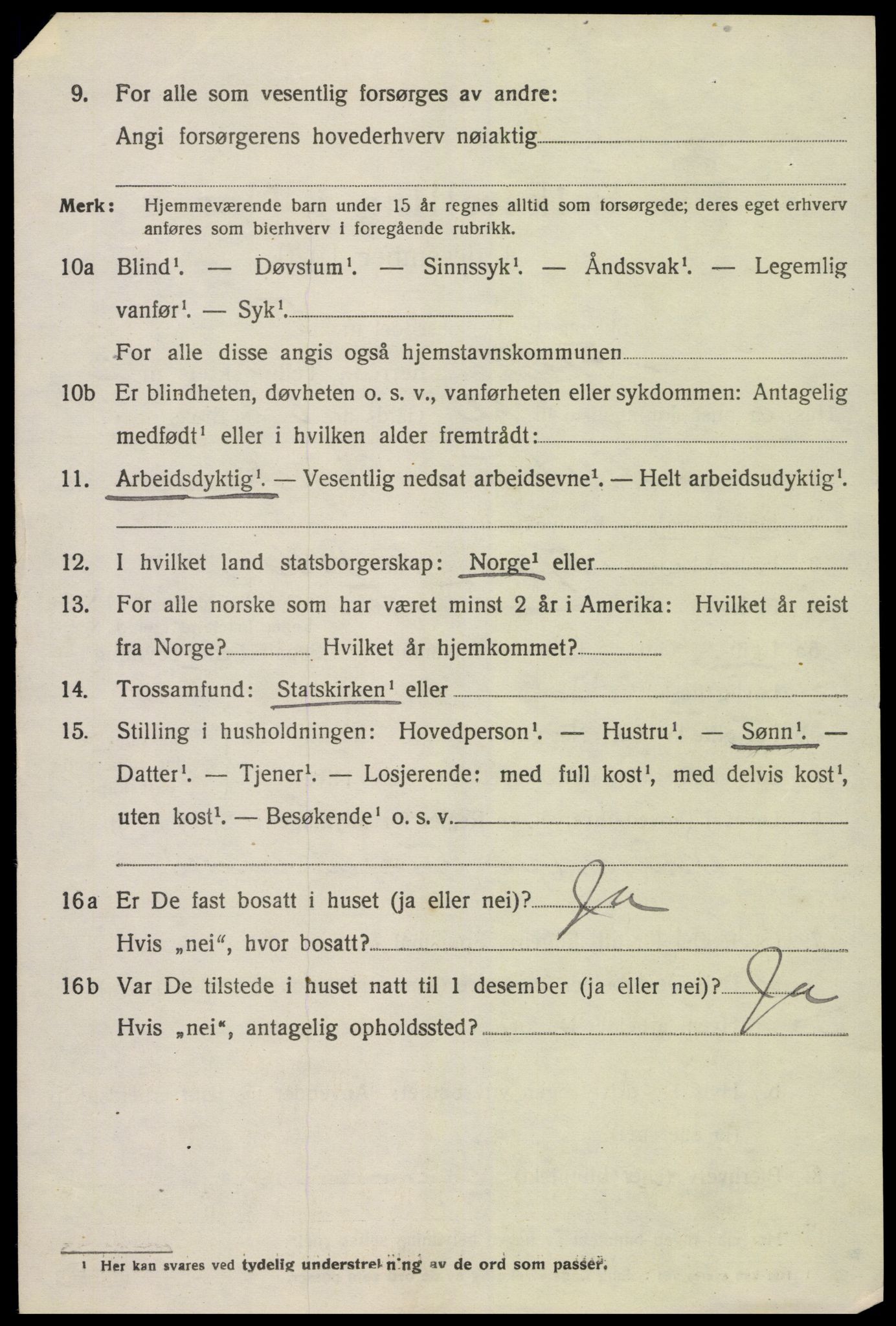 SAK, 1920 census for Flosta, 1920, p. 1667