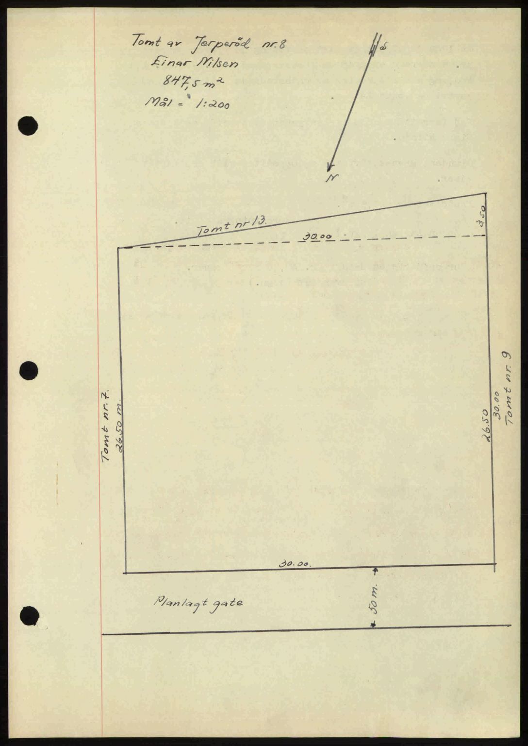 Idd og Marker sorenskriveri, AV/SAO-A-10283/G/Gb/Gbb/L0013: Mortgage book no. A13, 1949-1950, Diary no: : 1497/1950