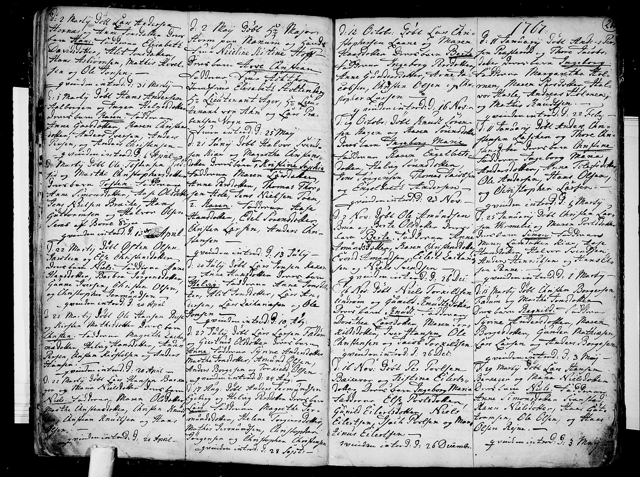 Sem kirkebøker, AV/SAKO-A-5/F/Fa/L0002: Parish register (official) no. I 2, 1764-1798, p. 21