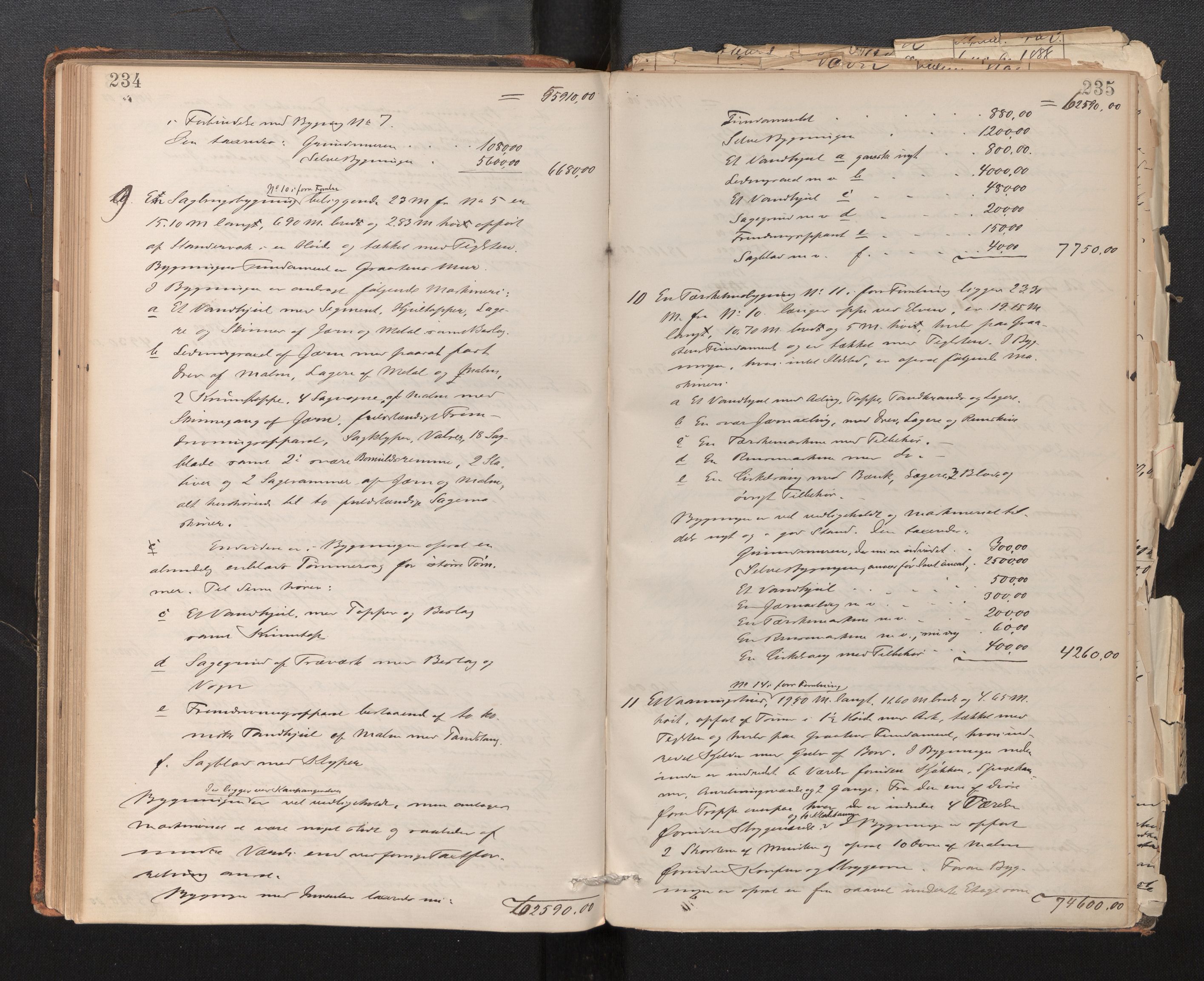 Lensmannen i Sogndal, AV/SAB-A-29901/0012/L0003: Branntakstprotokoll, 1883-1917, p. 234-235