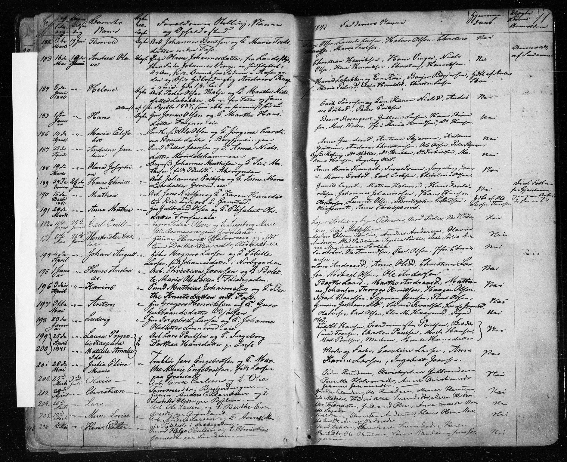 Aker prestekontor kirkebøker, AV/SAO-A-10861/F/L0019: Parish register (official) no. 19, 1842-1852, p. 11