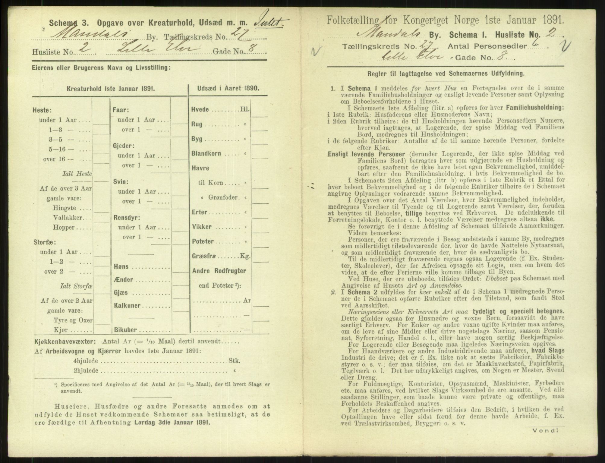 RA, 1891 census for 1002 Mandal, 1891, p. 1197