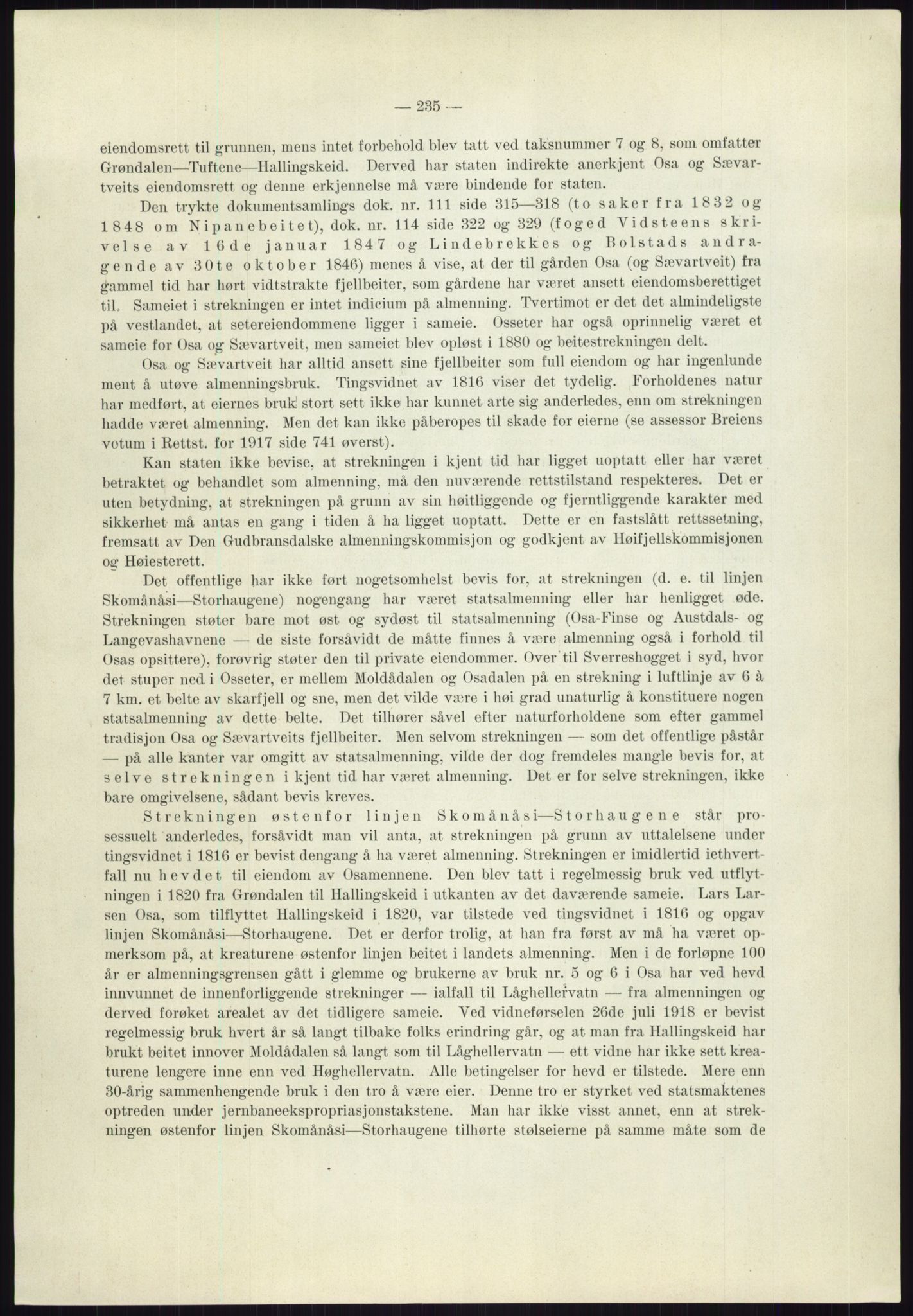 Høyfjellskommisjonen, AV/RA-S-1546/X/Xa/L0001: Nr. 1-33, 1909-1953, p. 841