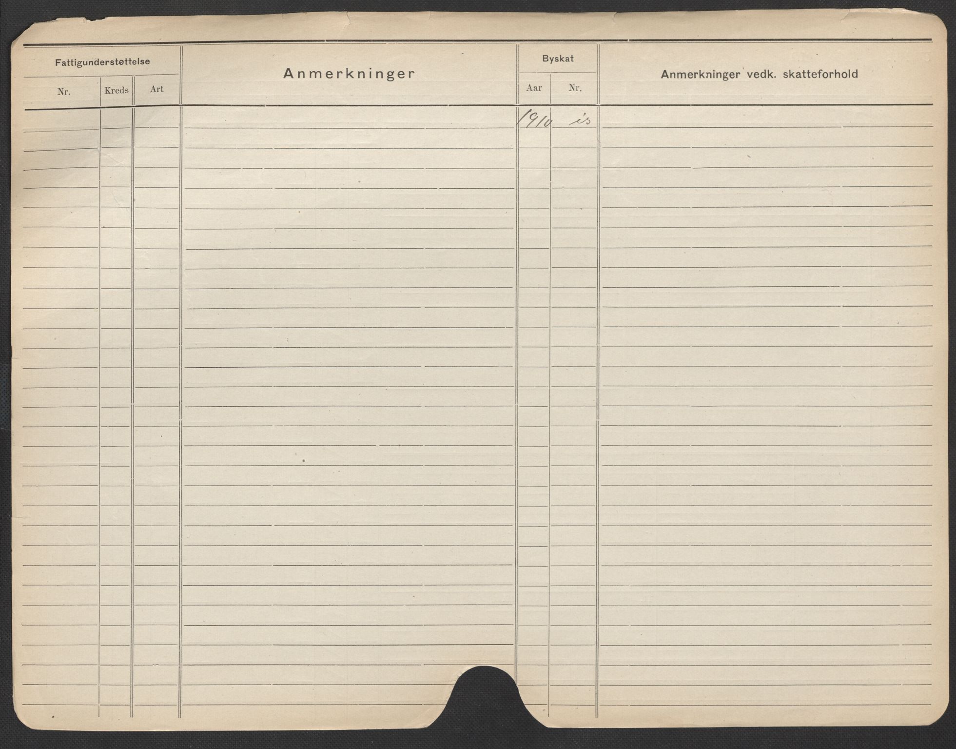 Oslo folkeregister, Registerkort, SAO/A-11715/F/Fa/Fac/L0008: Menn, 1906-1914, p. 250b