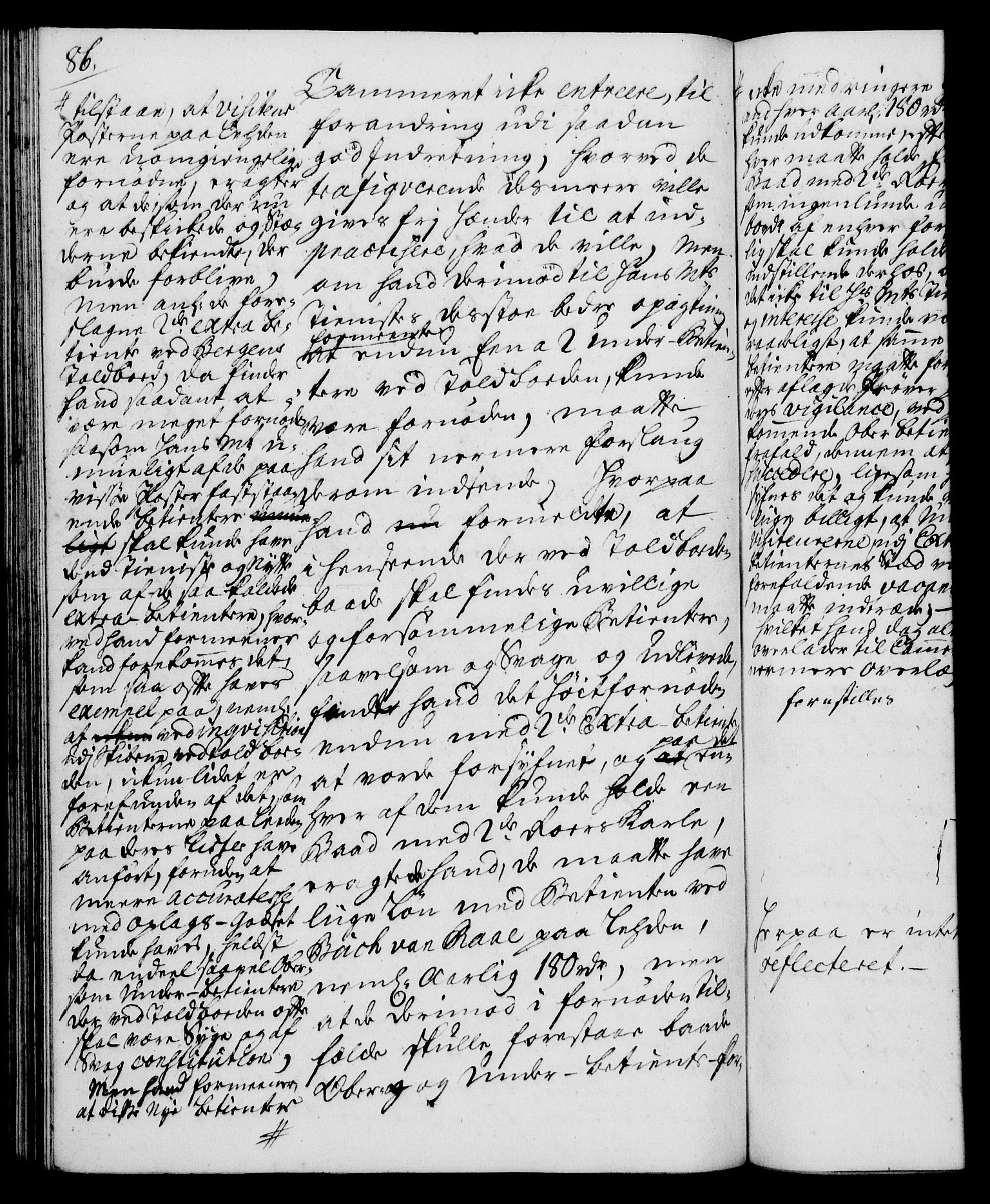 Rentekammeret, Kammerkanselliet, RA/EA-3111/G/Gh/Gha/L0021: Norsk ekstraktmemorialprotokoll (merket RK 53.66), 1739, p. 86