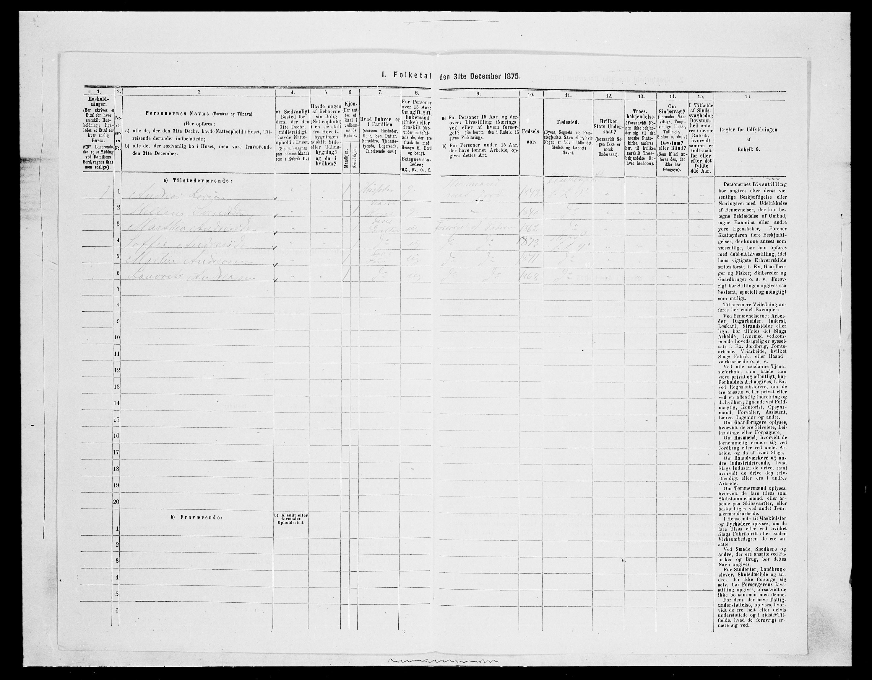 SAH, 1875 census for 0536P Søndre Land, 1875, p. 996