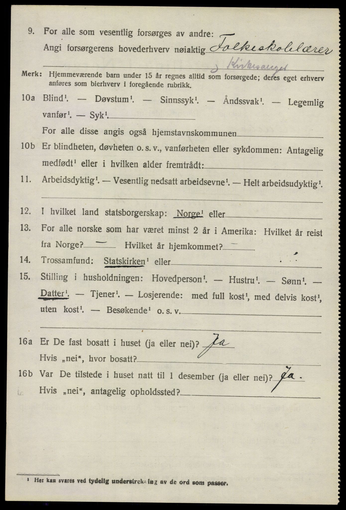 SAO, 1920 census for Enebakk, 1920, p. 6992