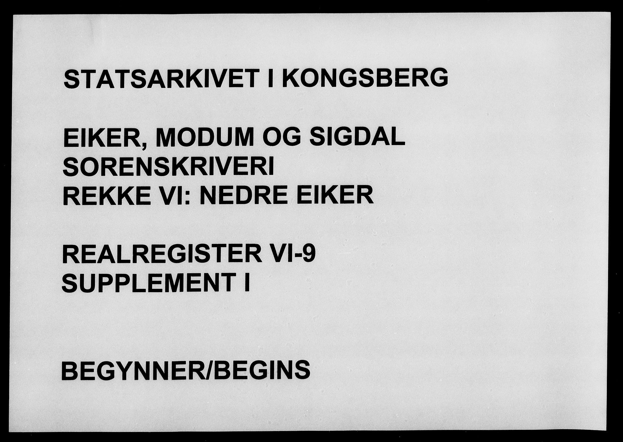 Eiker, Modum og Sigdal sorenskriveri, SAKO/A-123/G/Gb/Gbf/L0009: Mortgage register no. VI 9