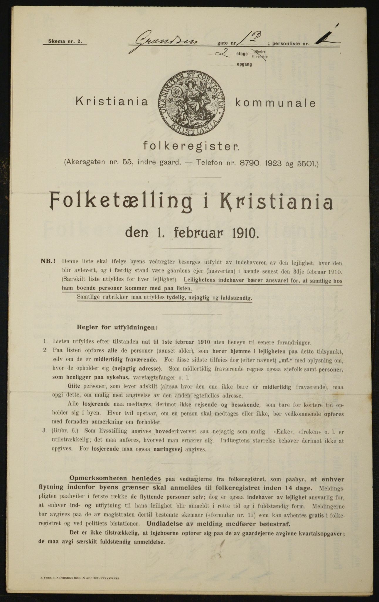 OBA, Municipal Census 1910 for Kristiania, 1910, p. 28230