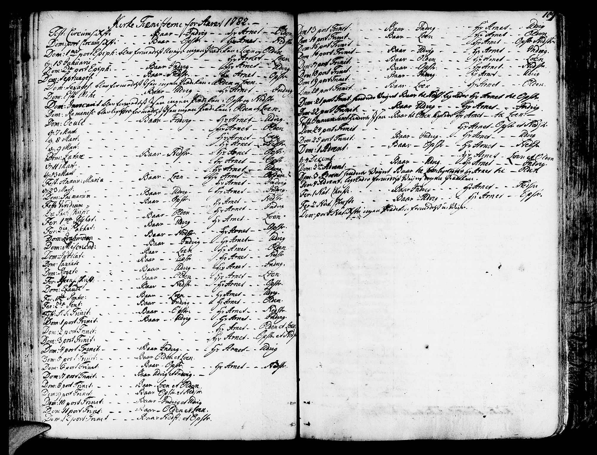 Innvik sokneprestembete, SAB/A-80501: Parish register (official) no. A 1, 1750-1816, p. 109