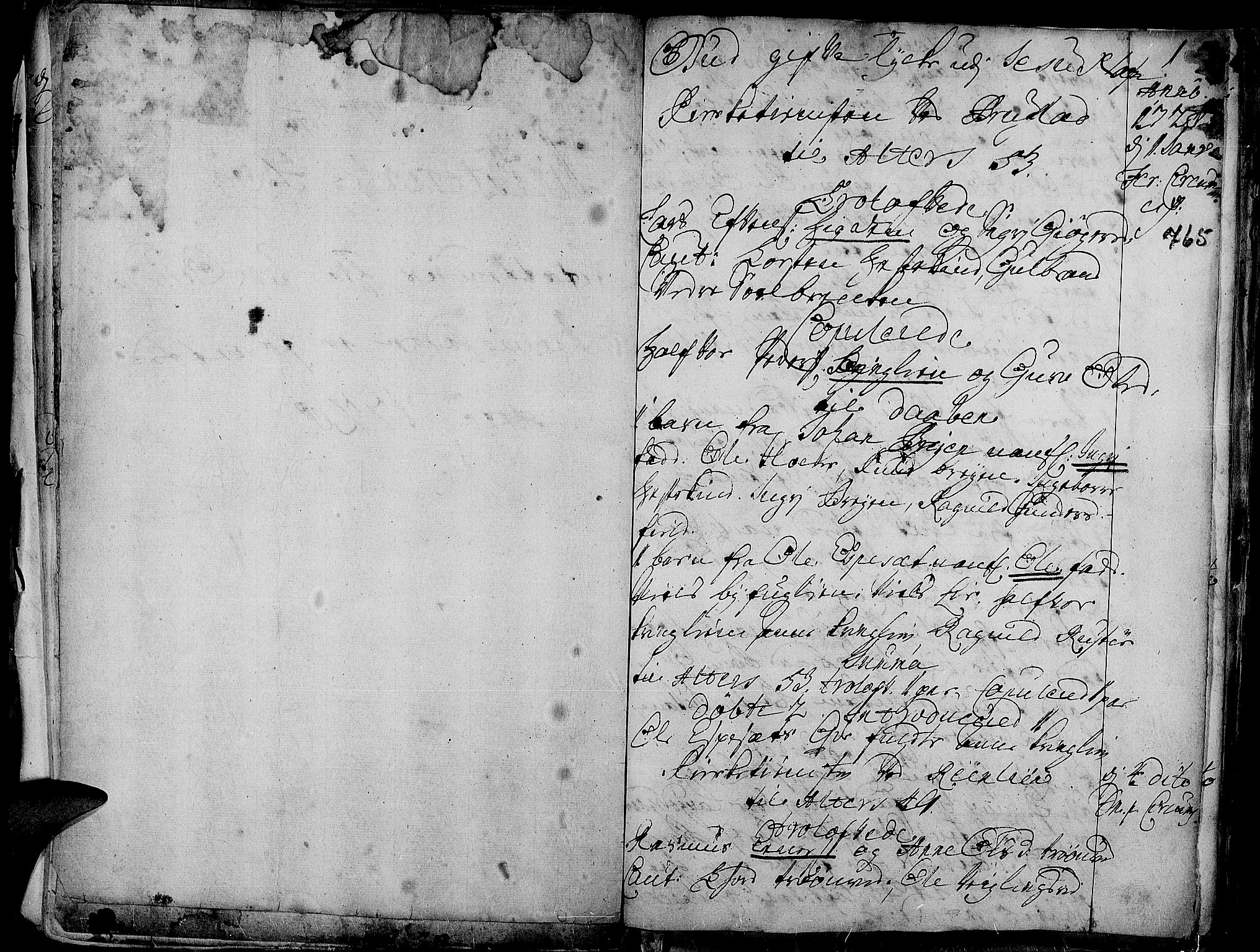 Aurdal prestekontor, SAH/PREST-126/H/Ha/Haa/L0001: Parish register (official) no. 1-3, 1692-1730, p. 765