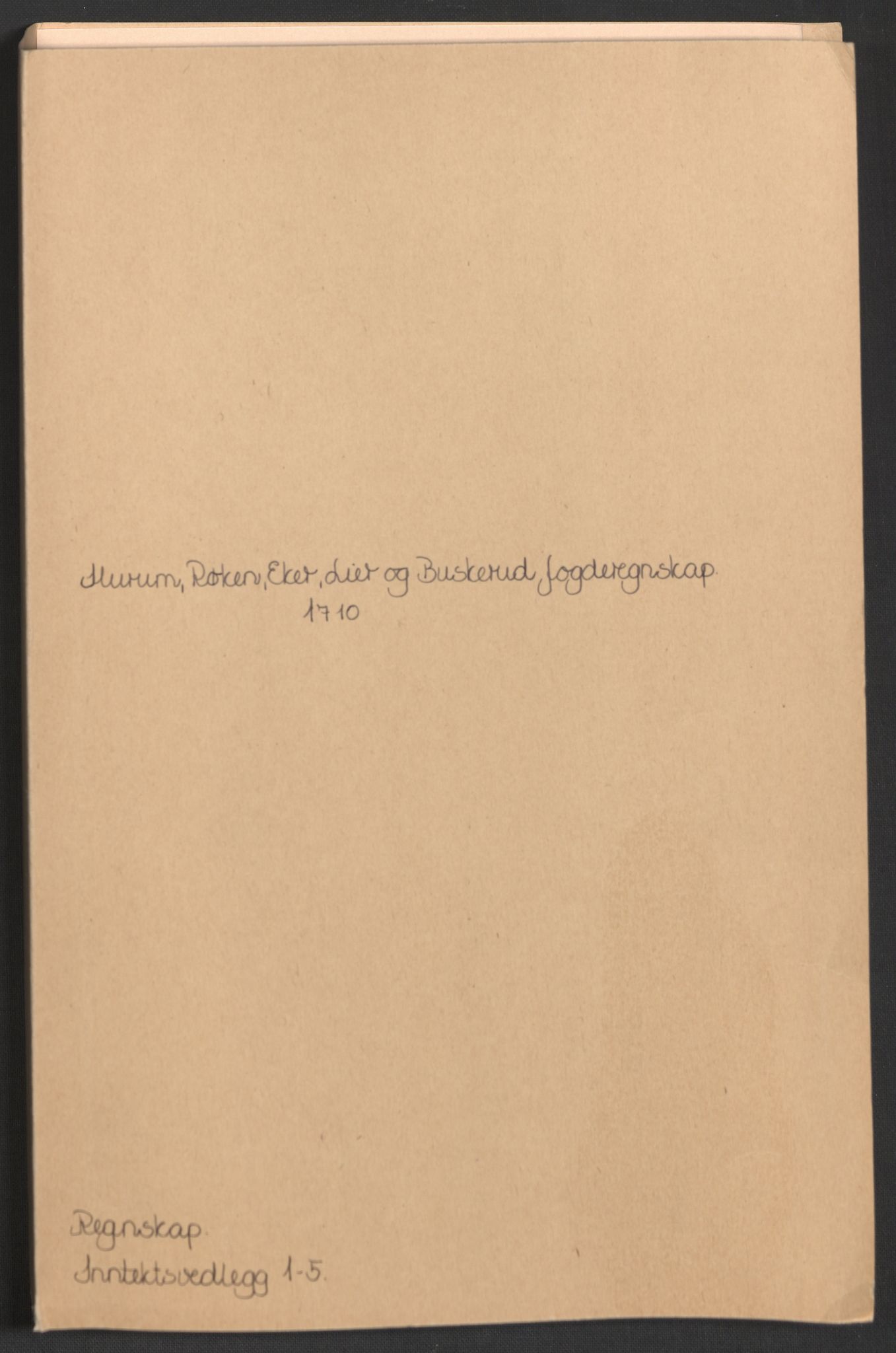 Rentekammeret inntil 1814, Reviderte regnskaper, Fogderegnskap, RA/EA-4092/R31/L1704: Fogderegnskap Hurum, Røyken, Eiker, Lier og Buskerud, 1710, p. 2