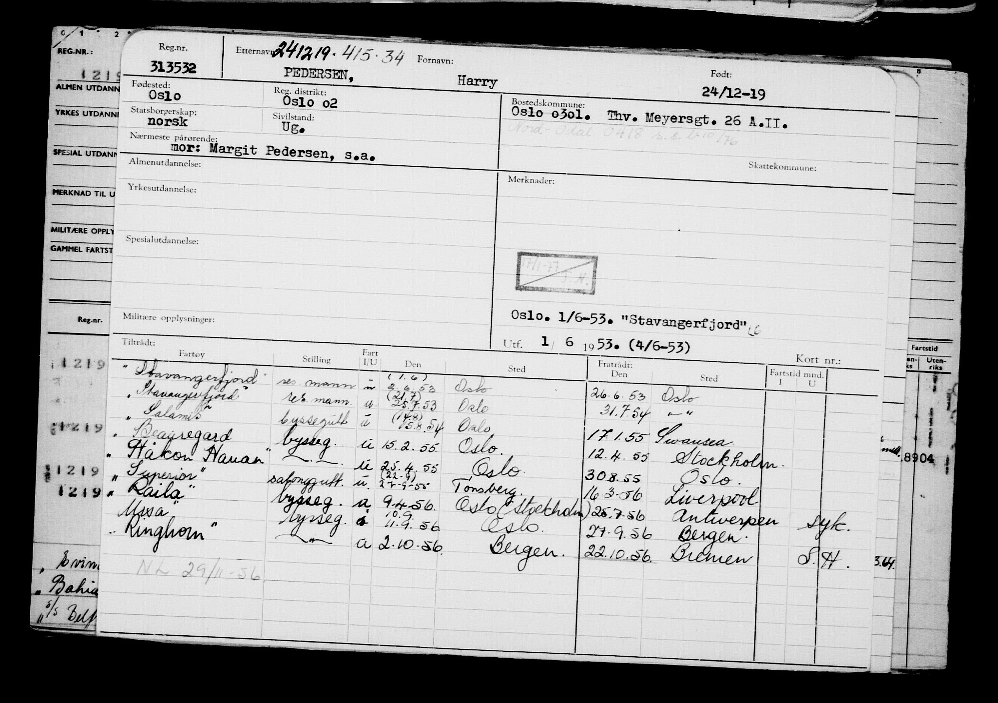 Direktoratet for sjømenn, AV/RA-S-3545/G/Gb/L0175: Hovedkort, 1919-1920, p. 144