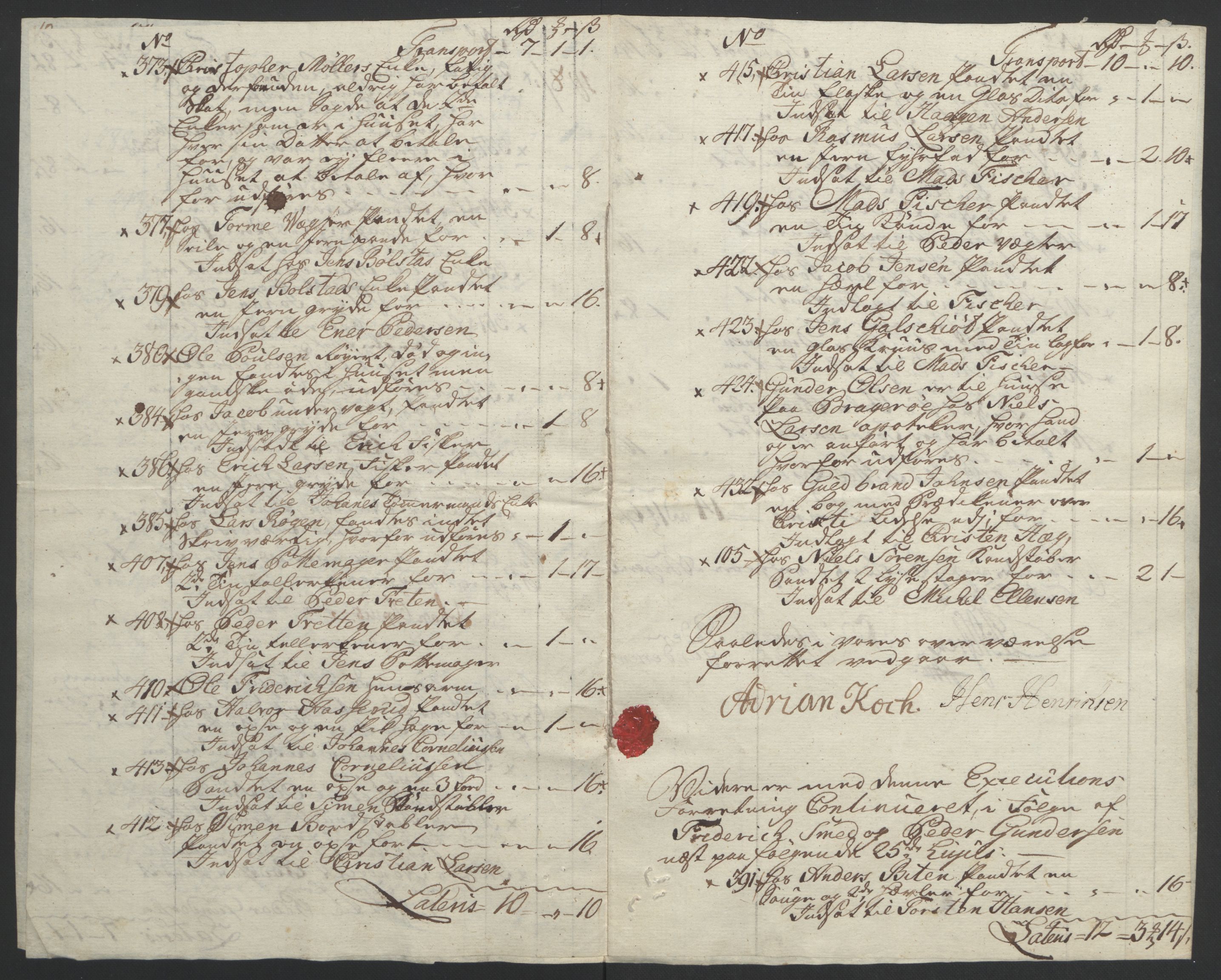 Rentekammeret inntil 1814, Reviderte regnskaper, Byregnskaper, AV/RA-EA-4066/R/Rf/L0119/0001: [F2] Kontribusjonsregnskap / Ekstraskatt, 1762-1767, p. 260