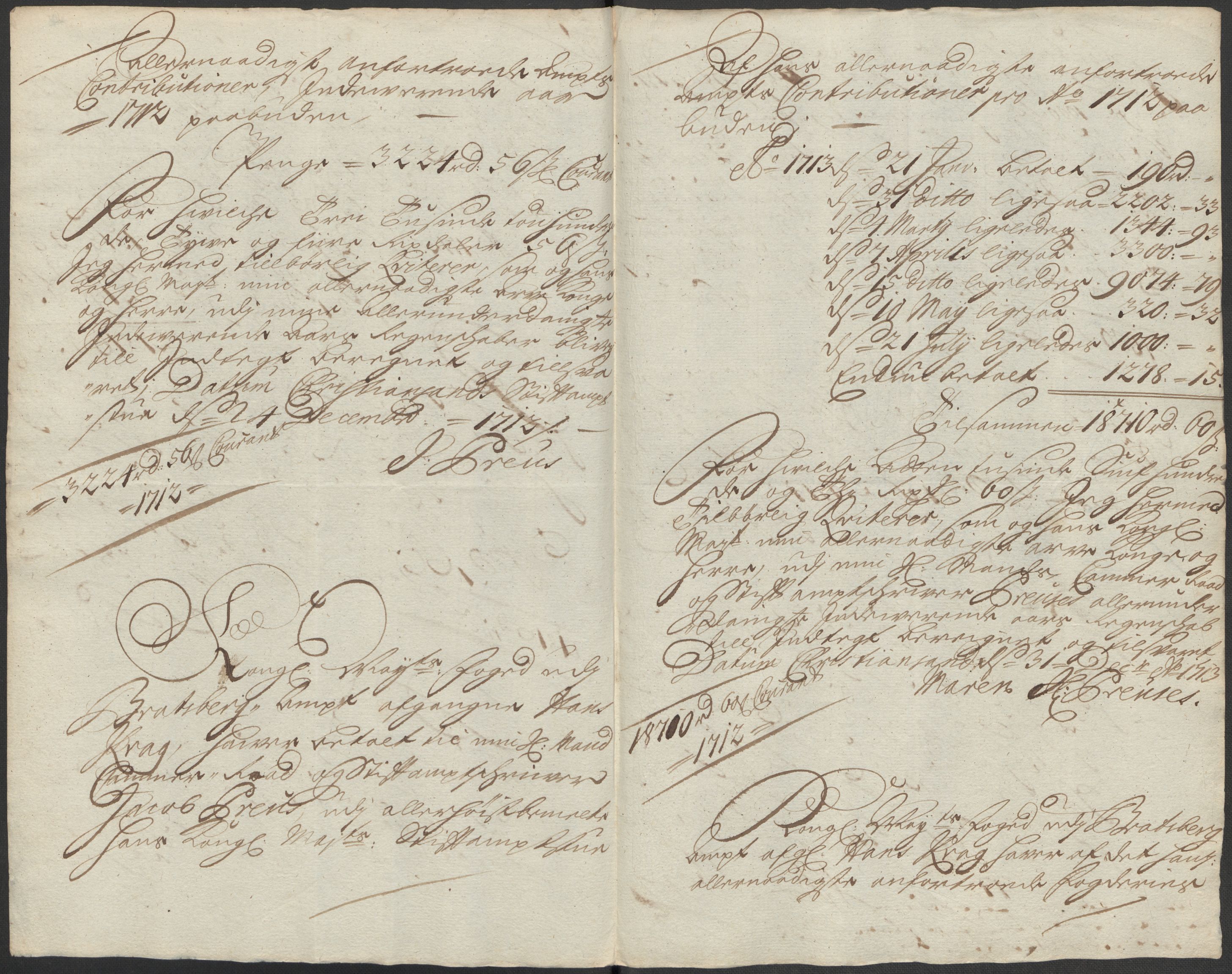 Rentekammeret inntil 1814, Reviderte regnskaper, Fogderegnskap, RA/EA-4092/R36/L2125: Fogderegnskap Øvre og Nedre Telemark og Bamble, 1713, p. 629