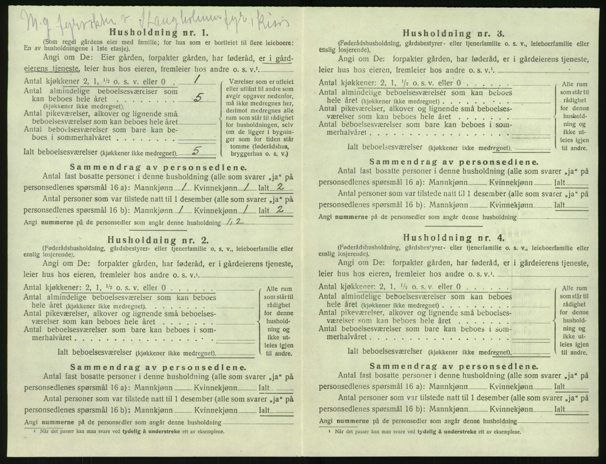 SAK, 1920 census for Søndeled, 1920, p. 566