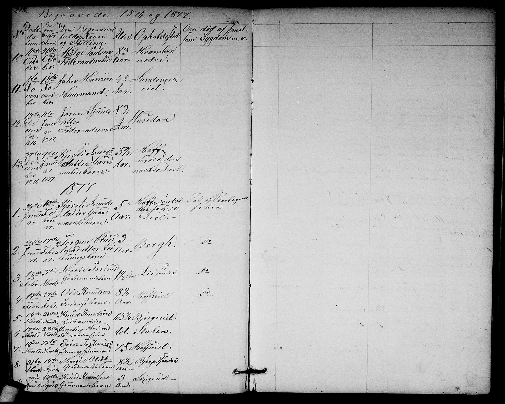 Rollag kirkebøker, AV/SAKO-A-240/G/Ga/L0003: Parish register (copy) no. I 3, 1856-1887, p. 218