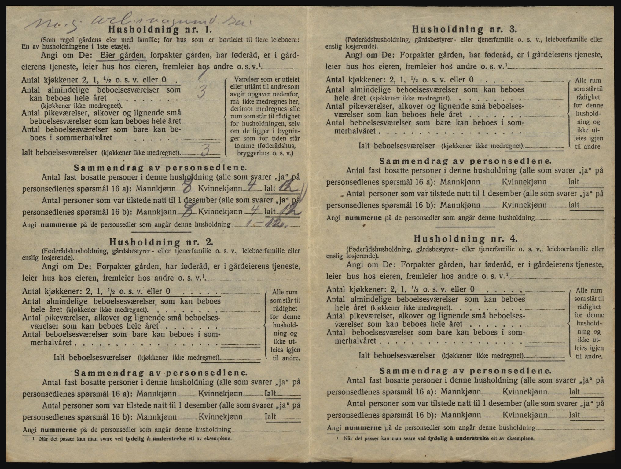 SAO, 1920 census for Glemmen, 1920, p. 2752