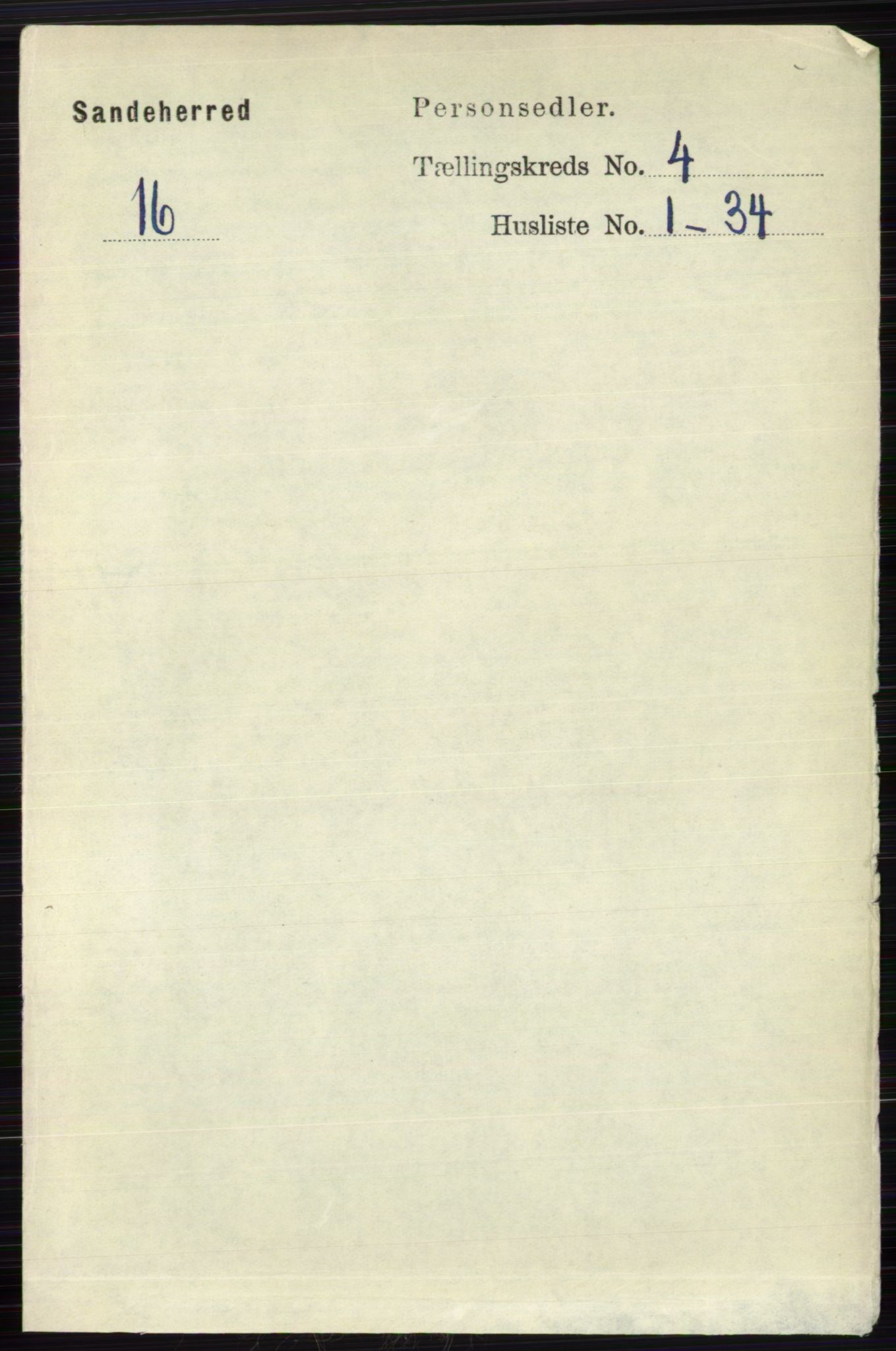 RA, 1891 census for 0724 Sandeherred, 1891, p. 2348