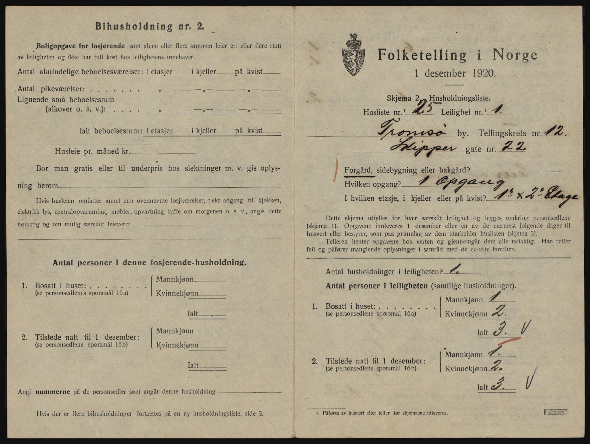 SATØ, 1920 census for Tromsø, 1920, p. 5995