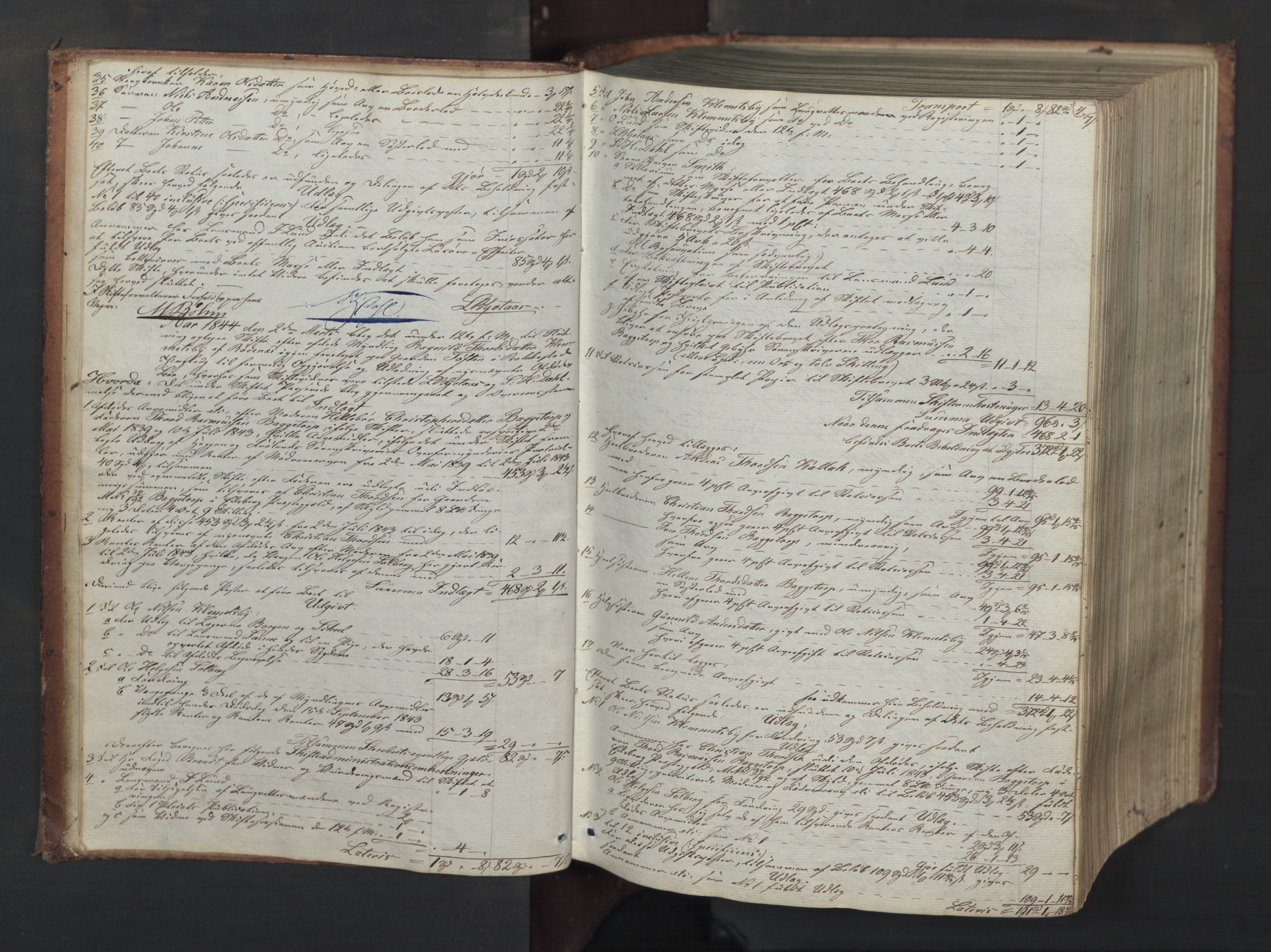 Rakkestad sorenskriveri, AV/SAO-A-10686/H/He/L0002: Skifteutlodningsprotokoller, 1843-1860, p. 3b-4a