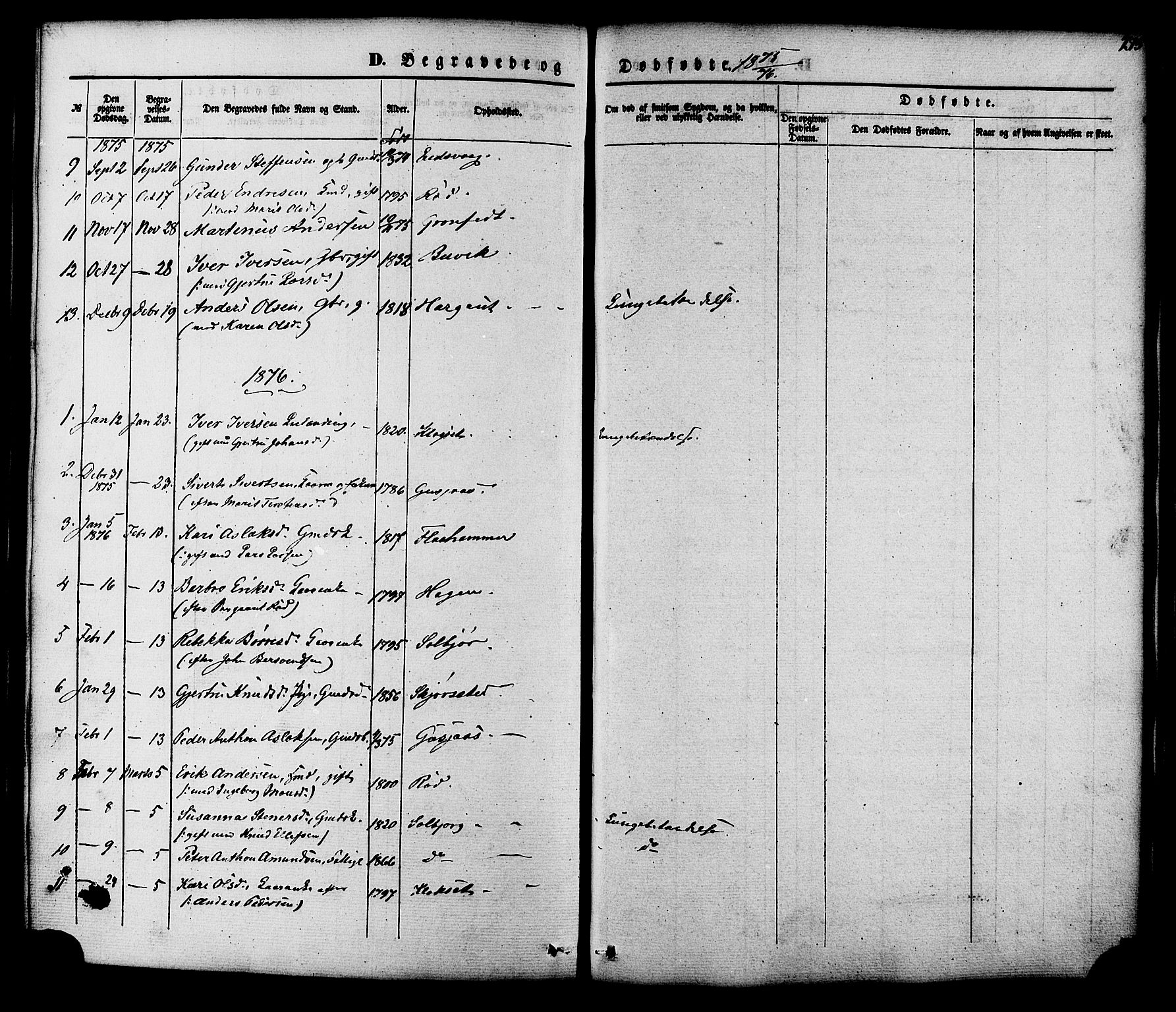 Ministerialprotokoller, klokkerbøker og fødselsregistre - Møre og Romsdal, SAT/A-1454/551/L0625: Parish register (official) no. 551A05, 1846-1879, p. 275