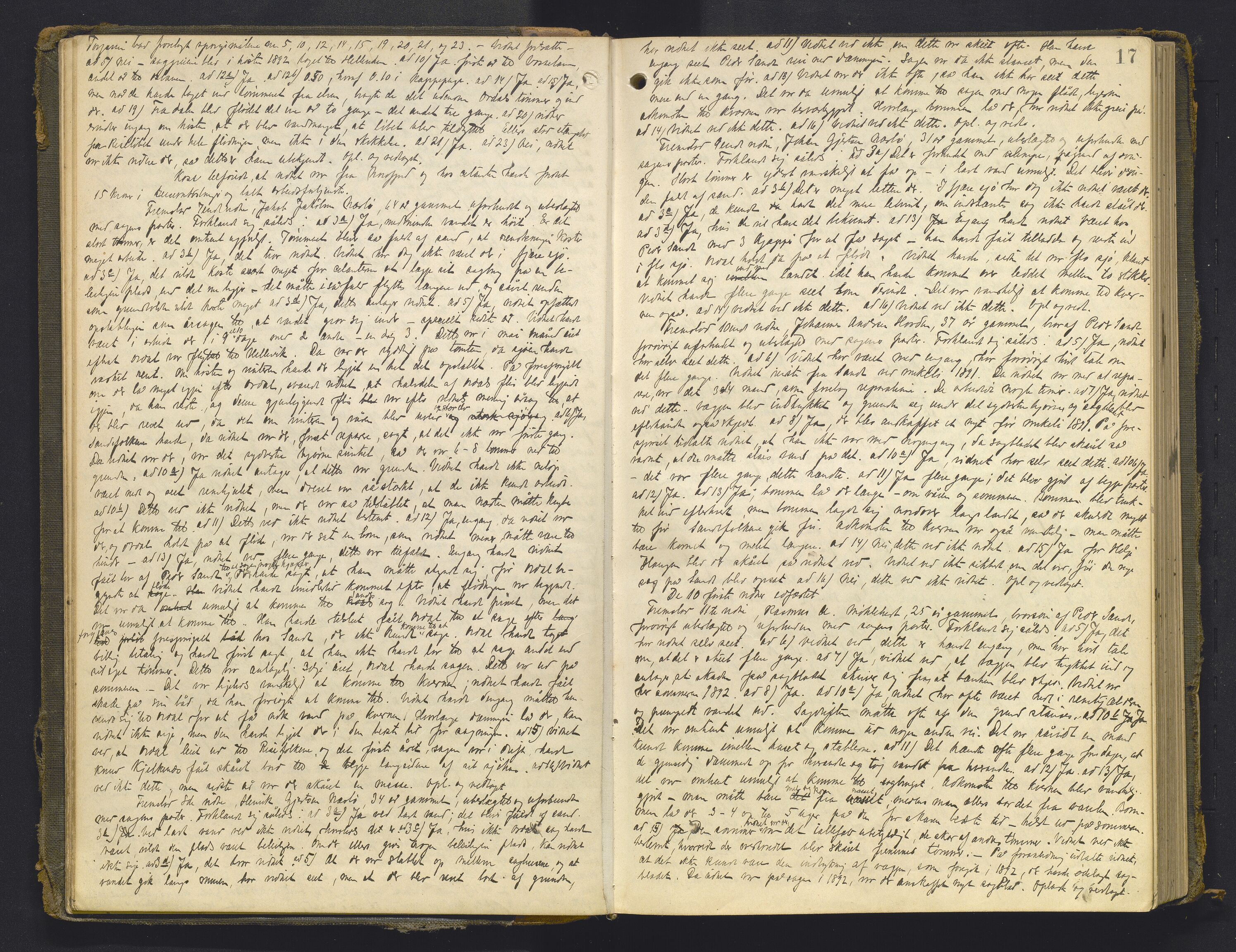 Sunnfjord tingrett, AV/SAB-A-3201/1/F/Fb/Fba/L0054: Ekstrarettsprotokoll, 1891-1908, p. 16b-17a