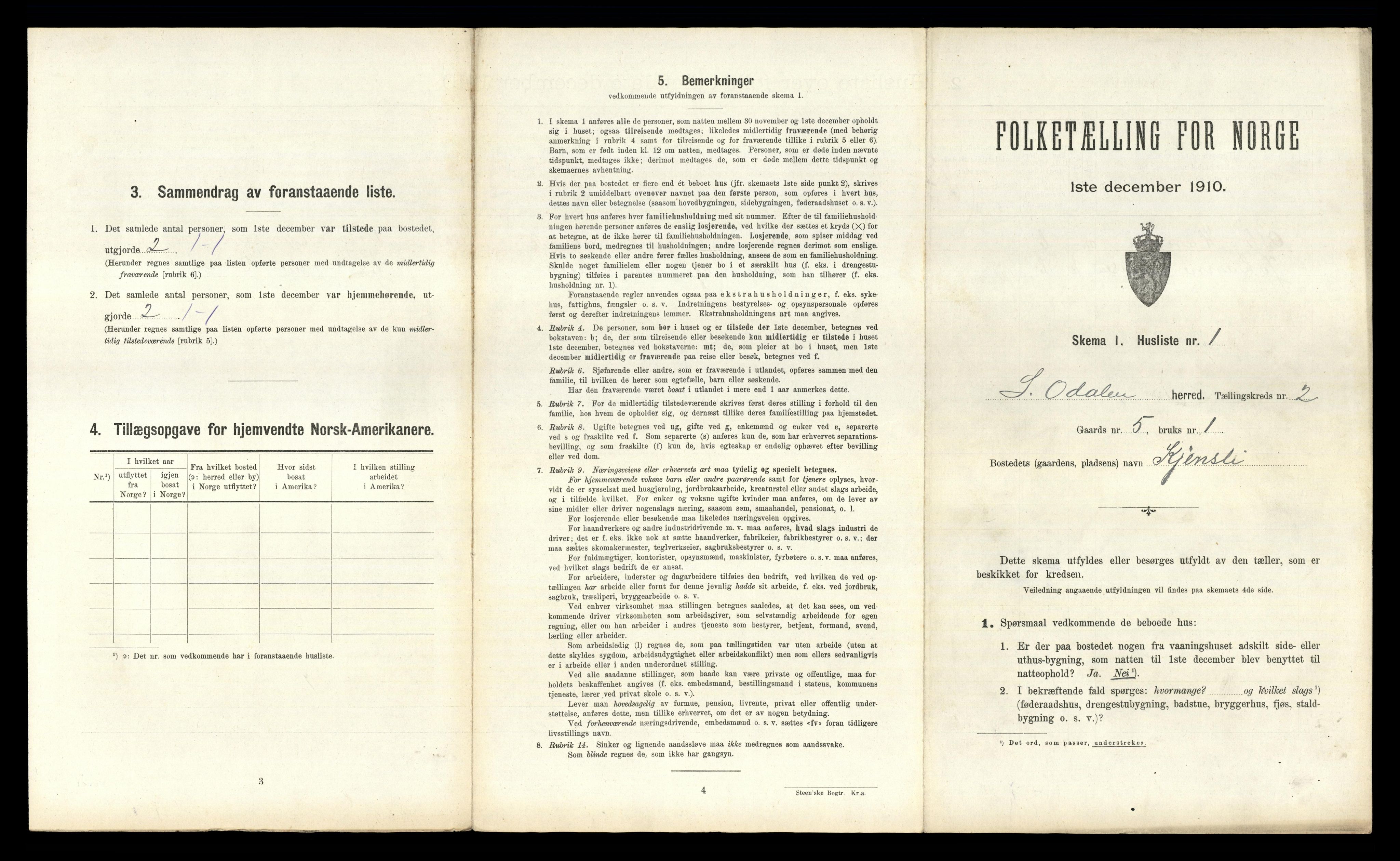 RA, 1910 census for Sør-Odal, 1910, p. 212