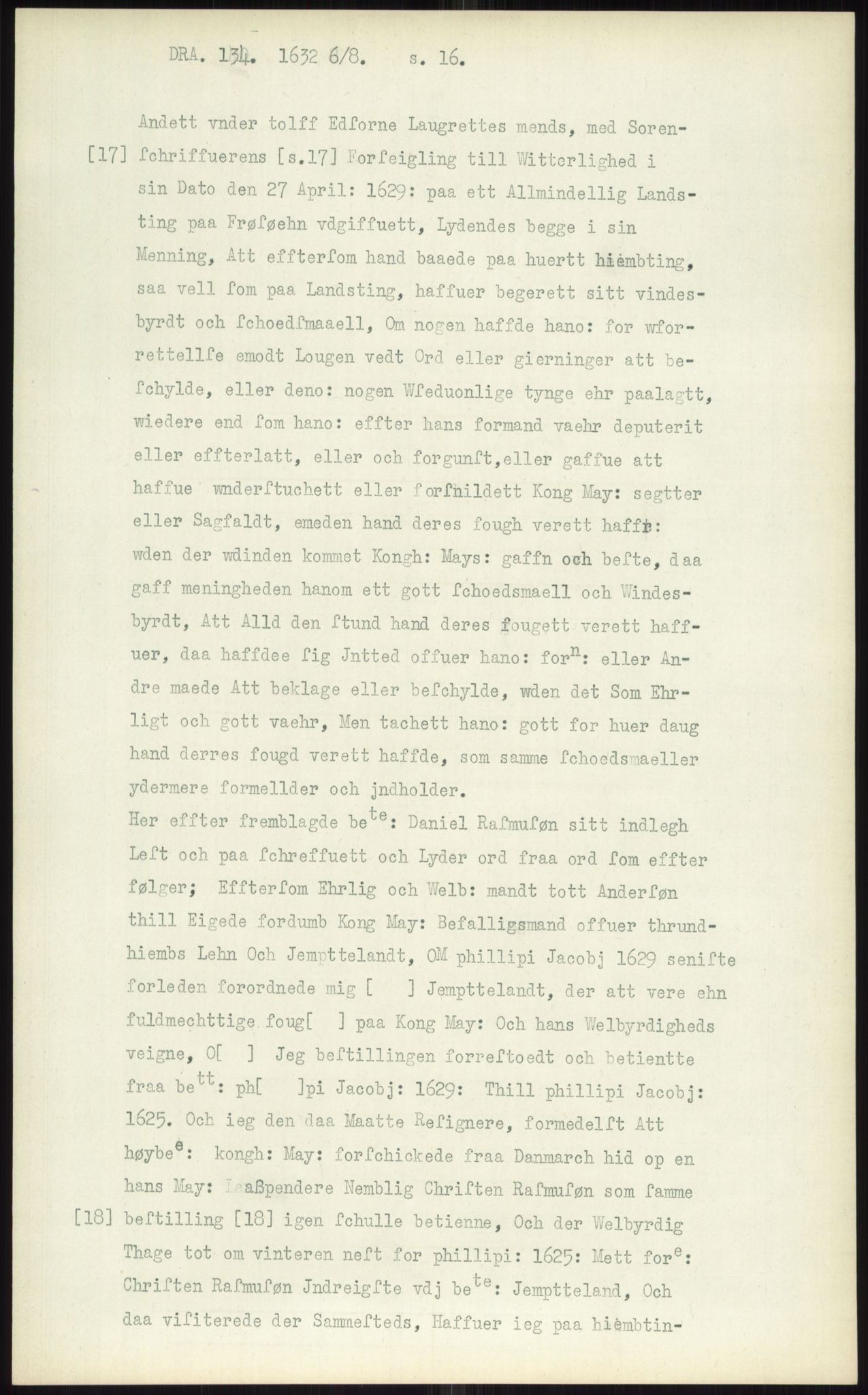 Samlinger til kildeutgivelse, Diplomavskriftsamlingen, AV/RA-EA-4053/H/Ha, p. 3427