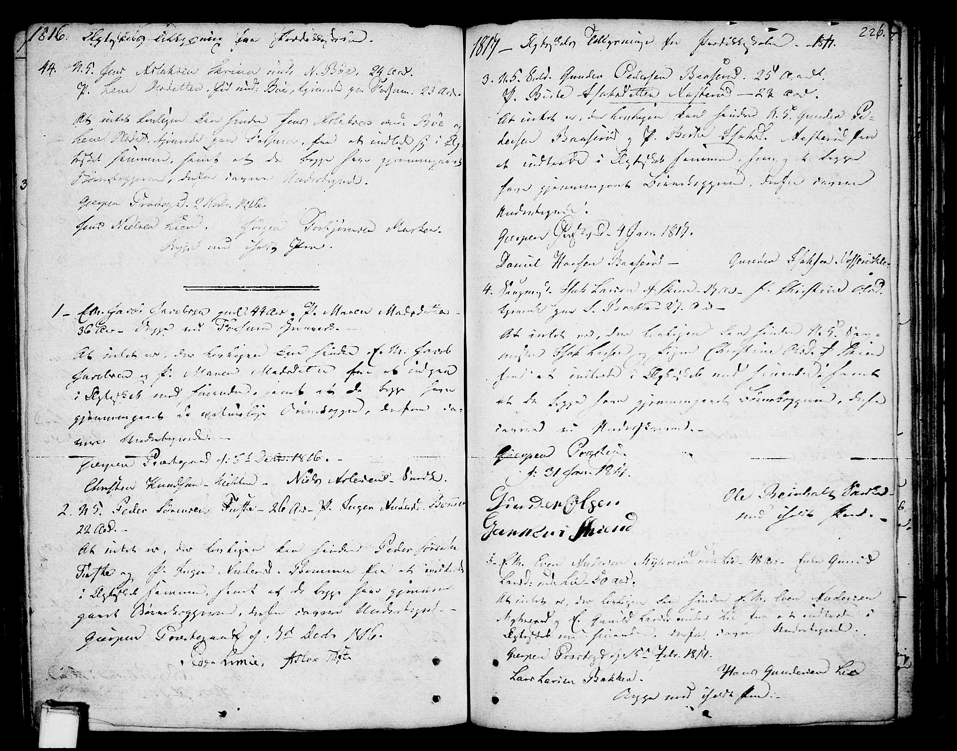 Gjerpen kirkebøker, SAKO/A-265/F/Fa/L0003: Parish register (official) no. I 3, 1796-1814, p. 226