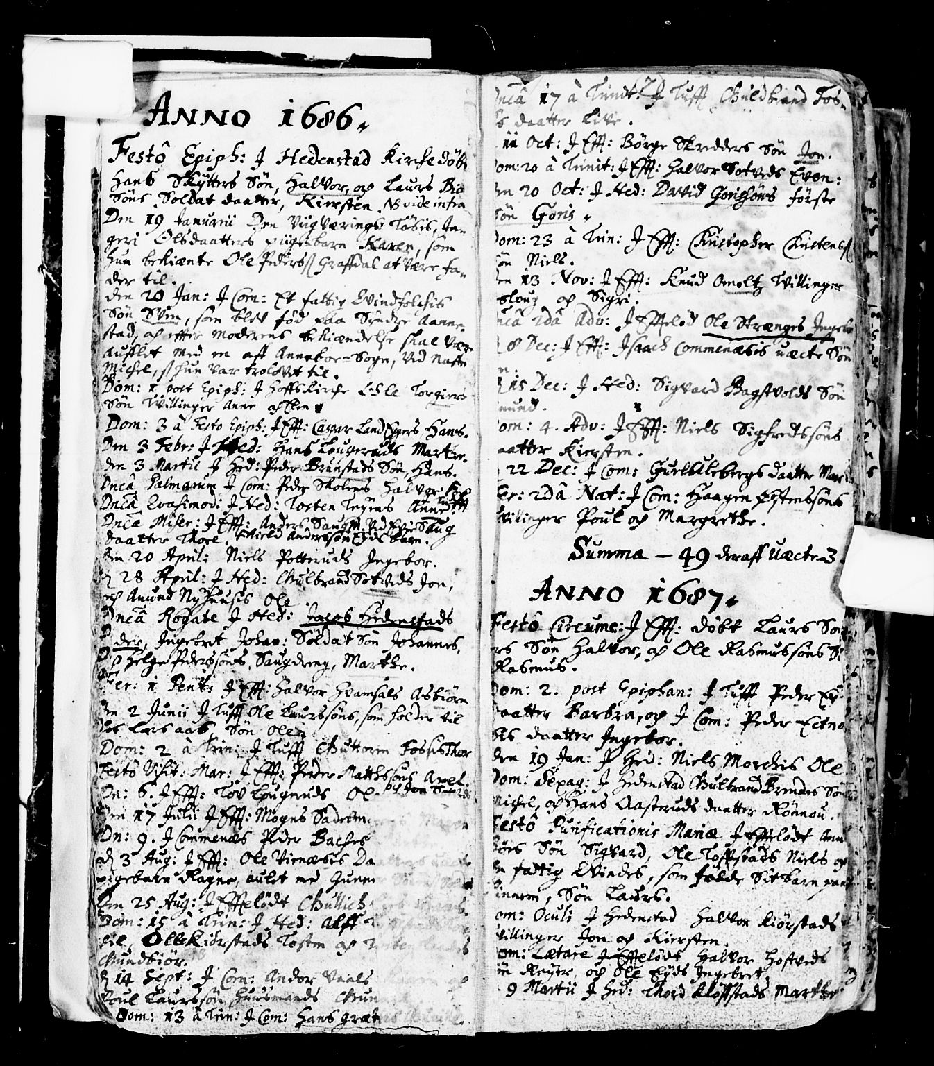 Sandsvær kirkebøker, AV/SAKO-A-244/F/Fa/L0001: Parish register (official) no. I 1, 1665-1725, p. 7