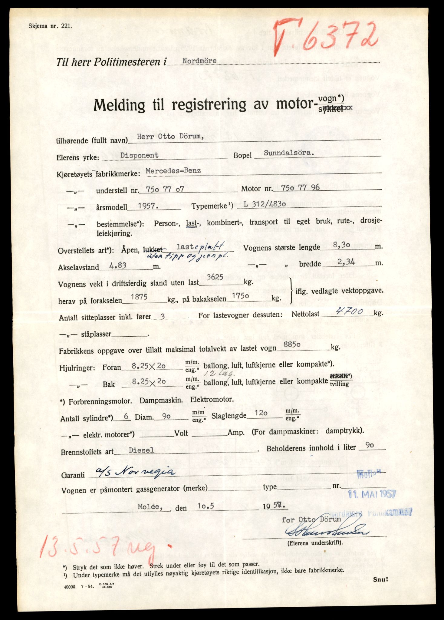 Møre og Romsdal vegkontor - Ålesund trafikkstasjon, AV/SAT-A-4099/F/Fe/L0032: Registreringskort for kjøretøy T 11997 - T 12149, 1927-1998, p. 3199