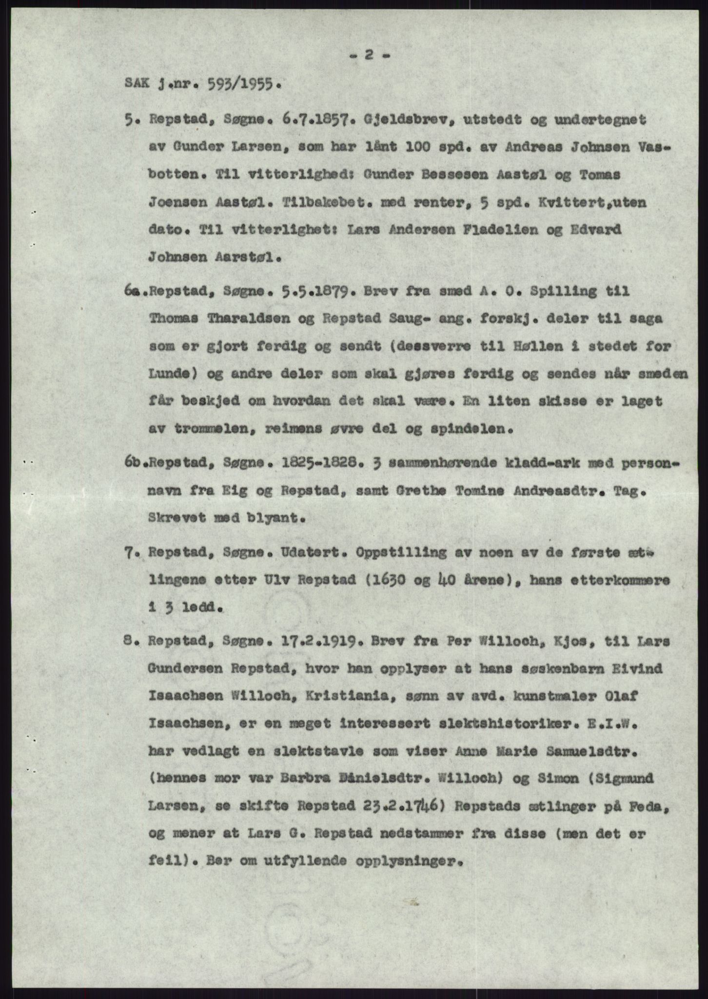 Samlinger til kildeutgivelse, Diplomavskriftsamlingen, AV/RA-EA-4053/H/Ha, p. 2443